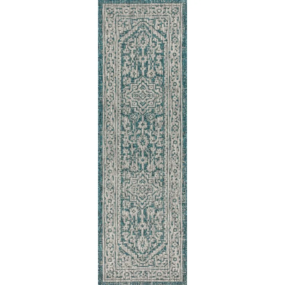 JONATHAN Y Rozetta Medallion Textured Weave Indoor/Outdoor Area Rug
