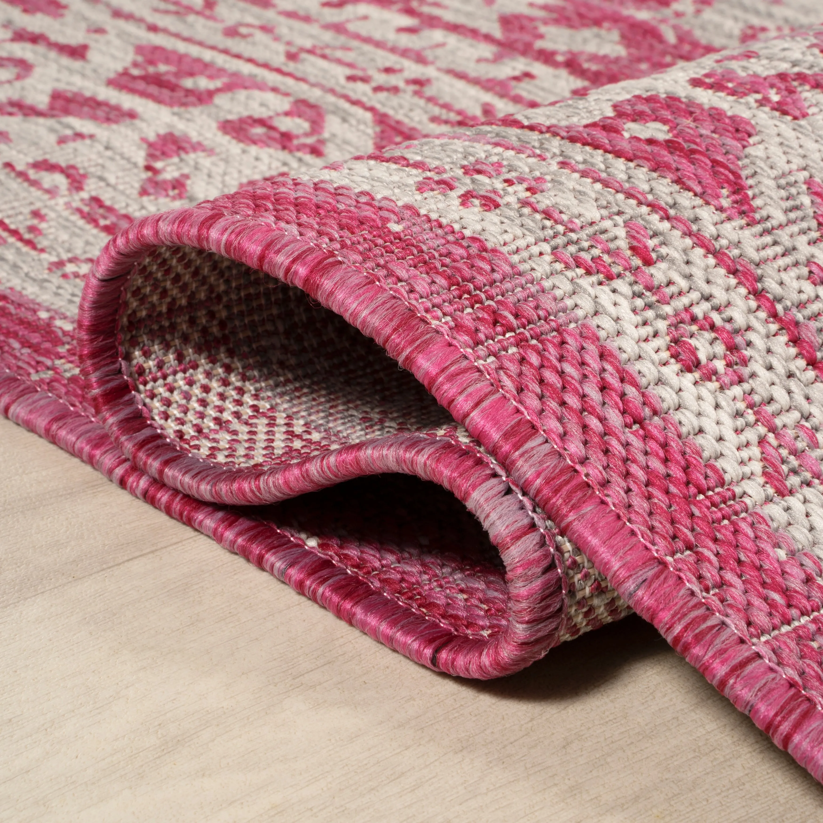 JONATHAN Y Rozetta Medallion Textured Weave Indoor/Outdoor Area Rug