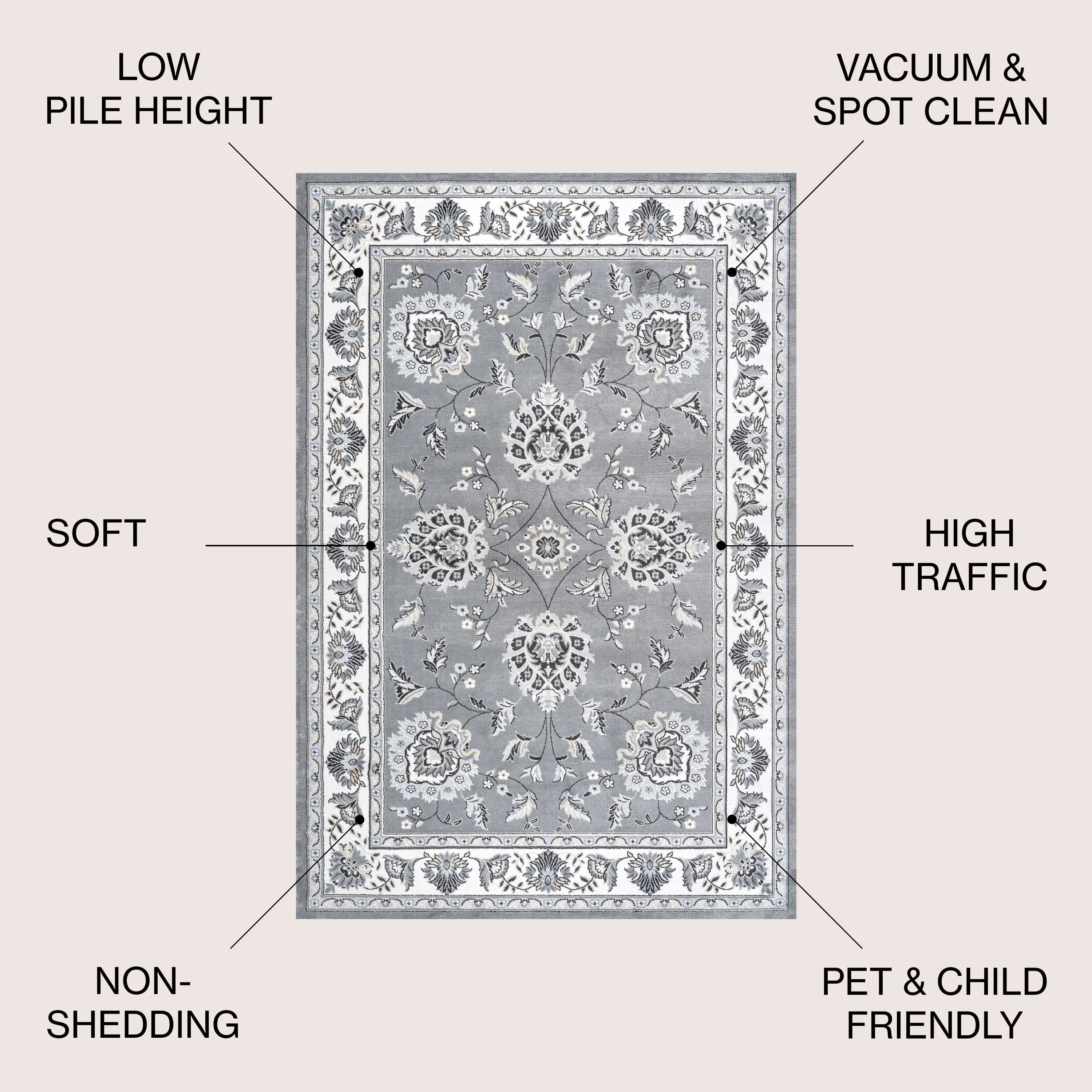 JONATHAN Y Scala French Cottage Area Rug