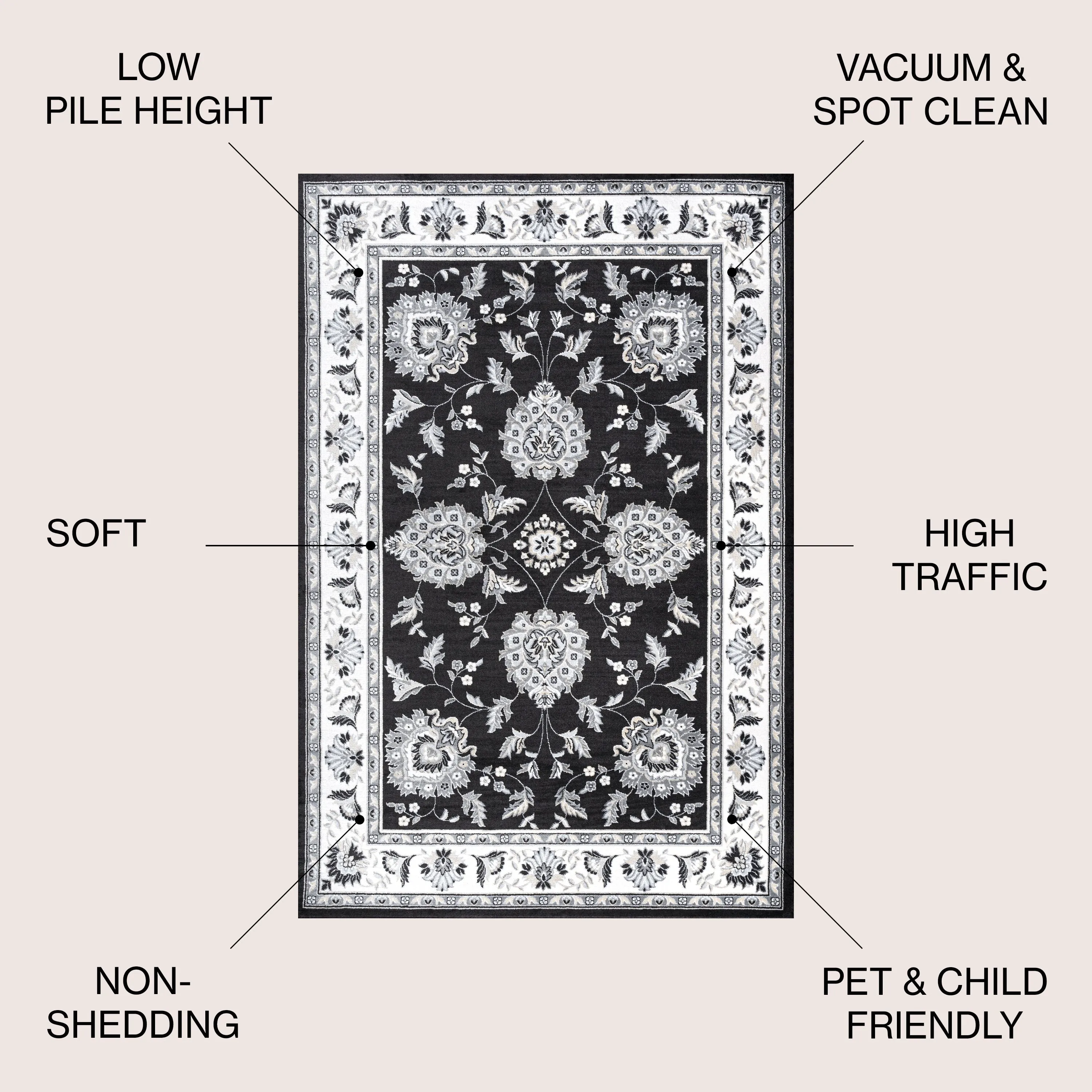JONATHAN Y Scala French Cottage Area Rug