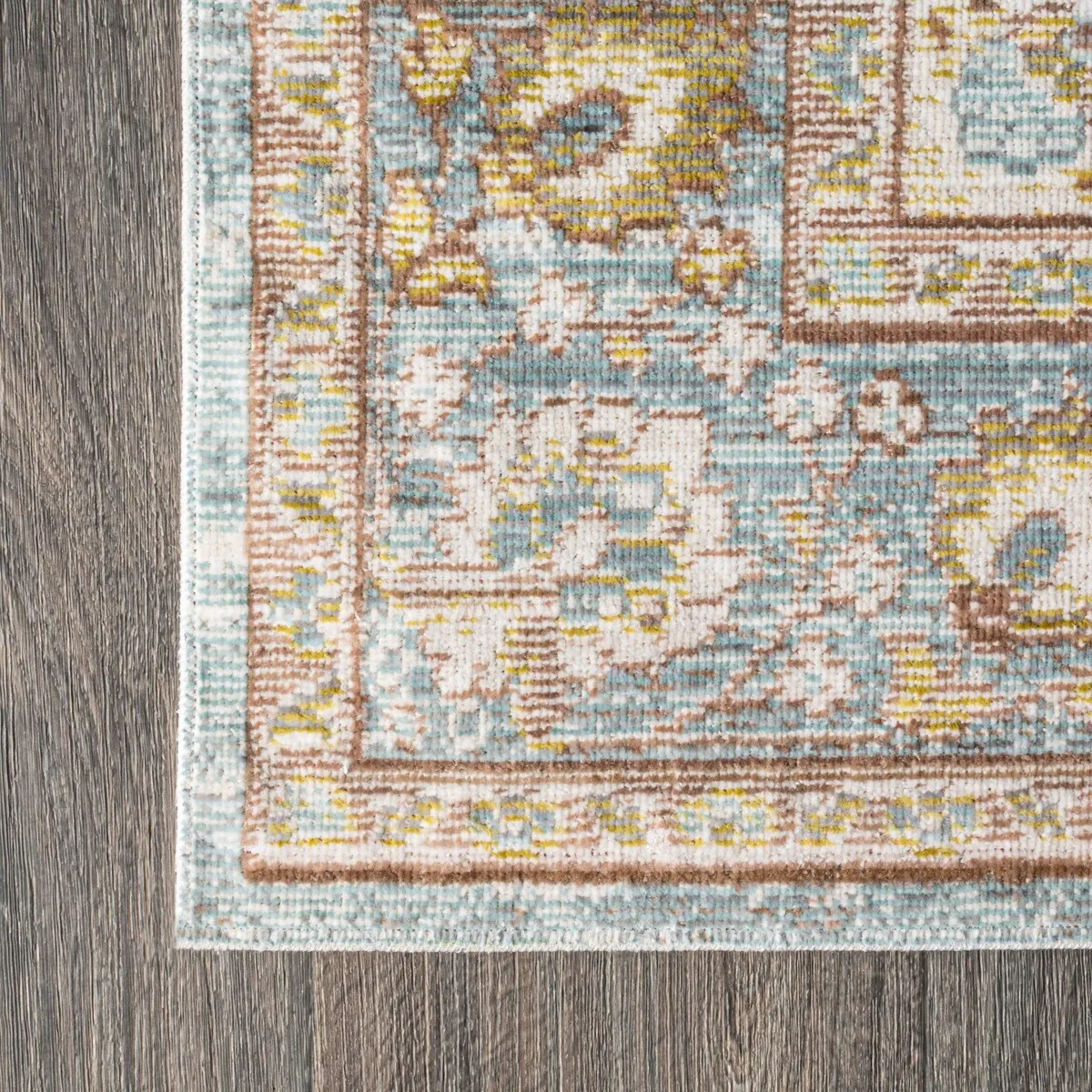 JONATHAN Y Stirling Floral Medallion Traditional Area Rug