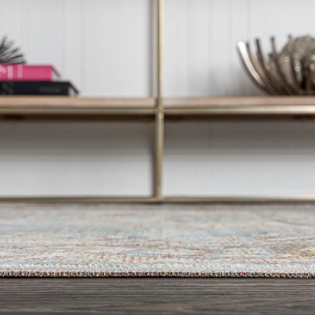JONATHAN Y Stirling Floral Medallion Traditional Area Rug