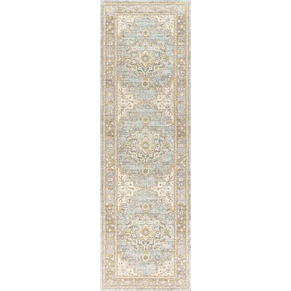 JONATHAN Y Stirling Floral Medallion Traditional Area Rug