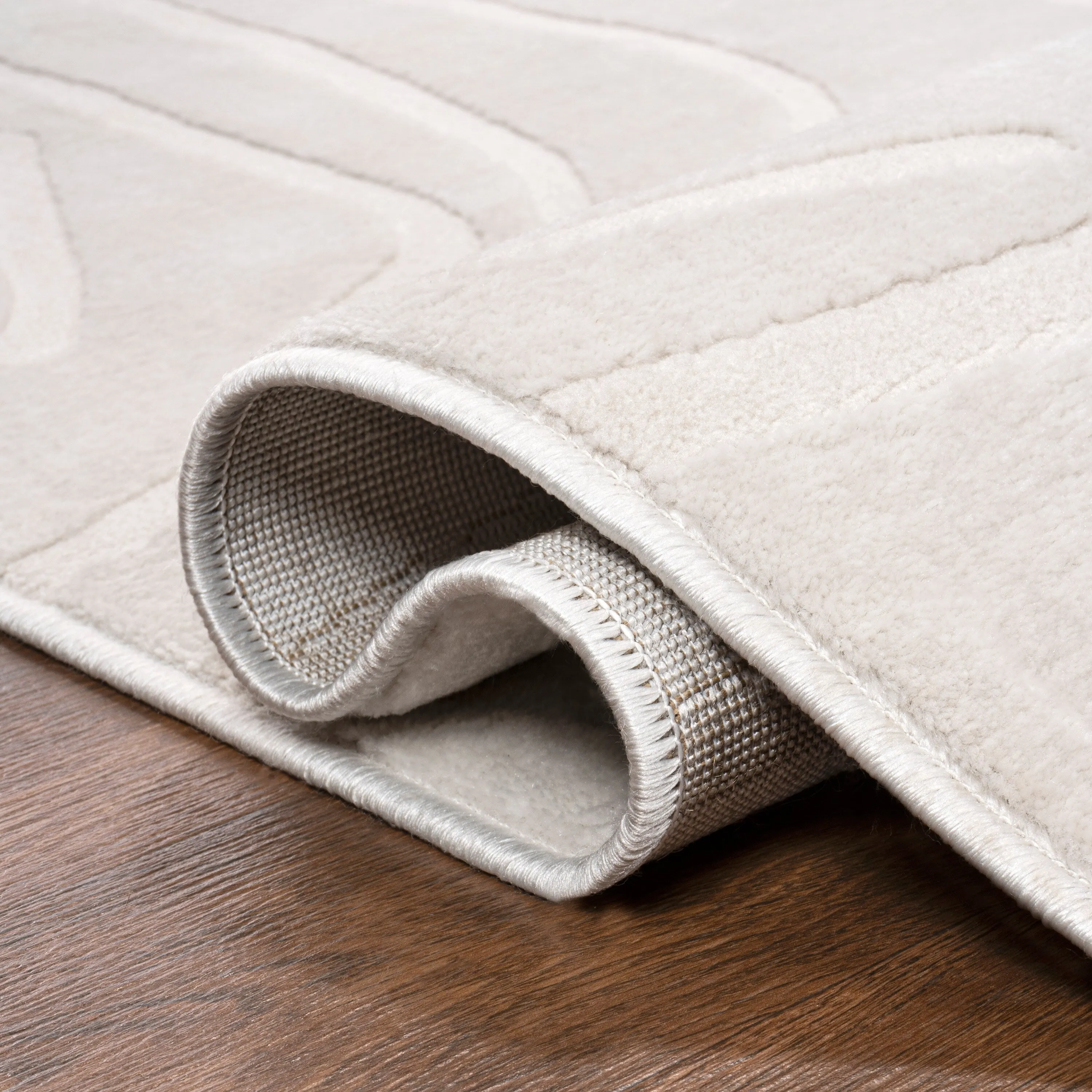 JONATHAN Y Thea Modern Scandinavian Graphic Lines High-Low Area Rug
