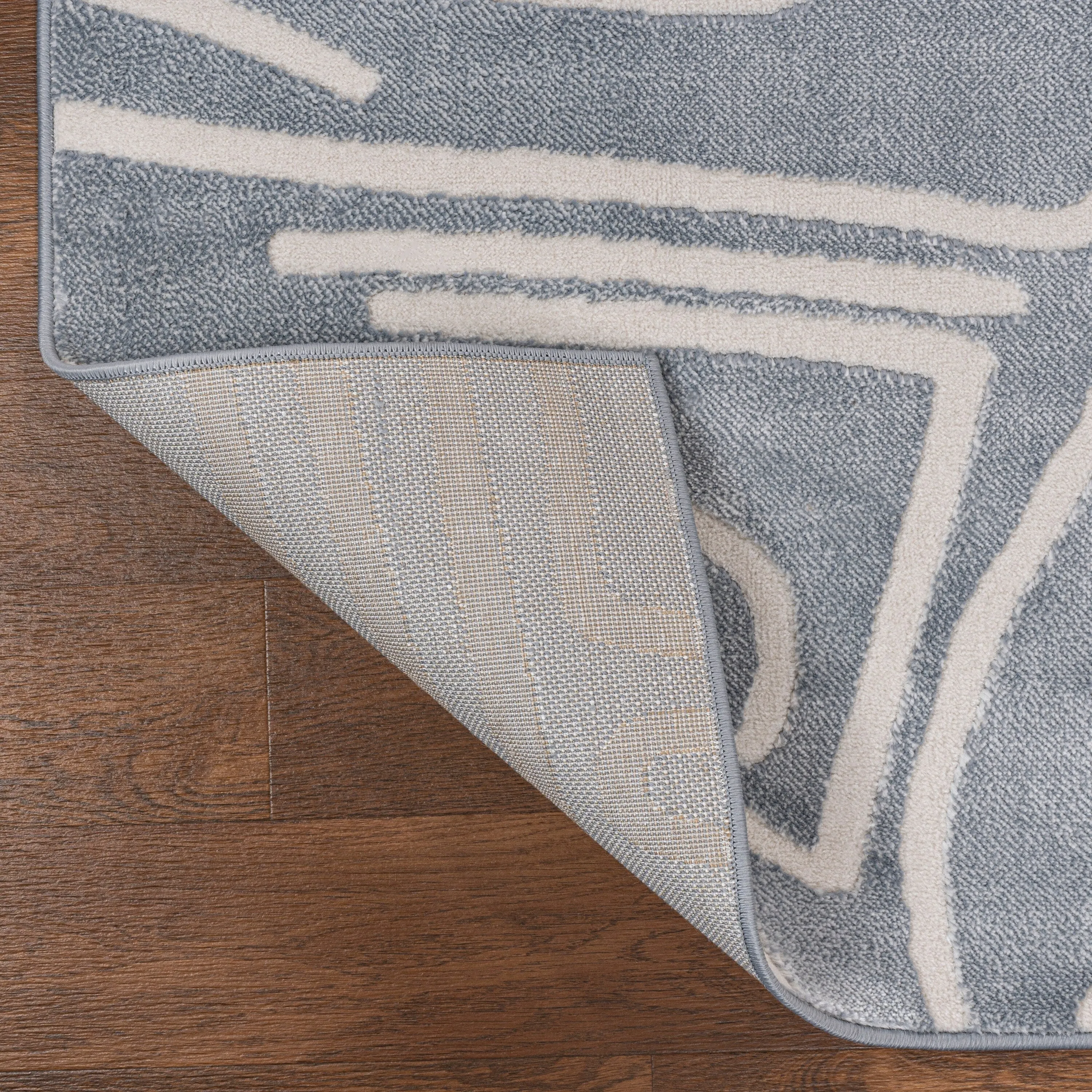 JONATHAN Y Thea Modern Scandinavian Graphic Lines High-Low Area Rug