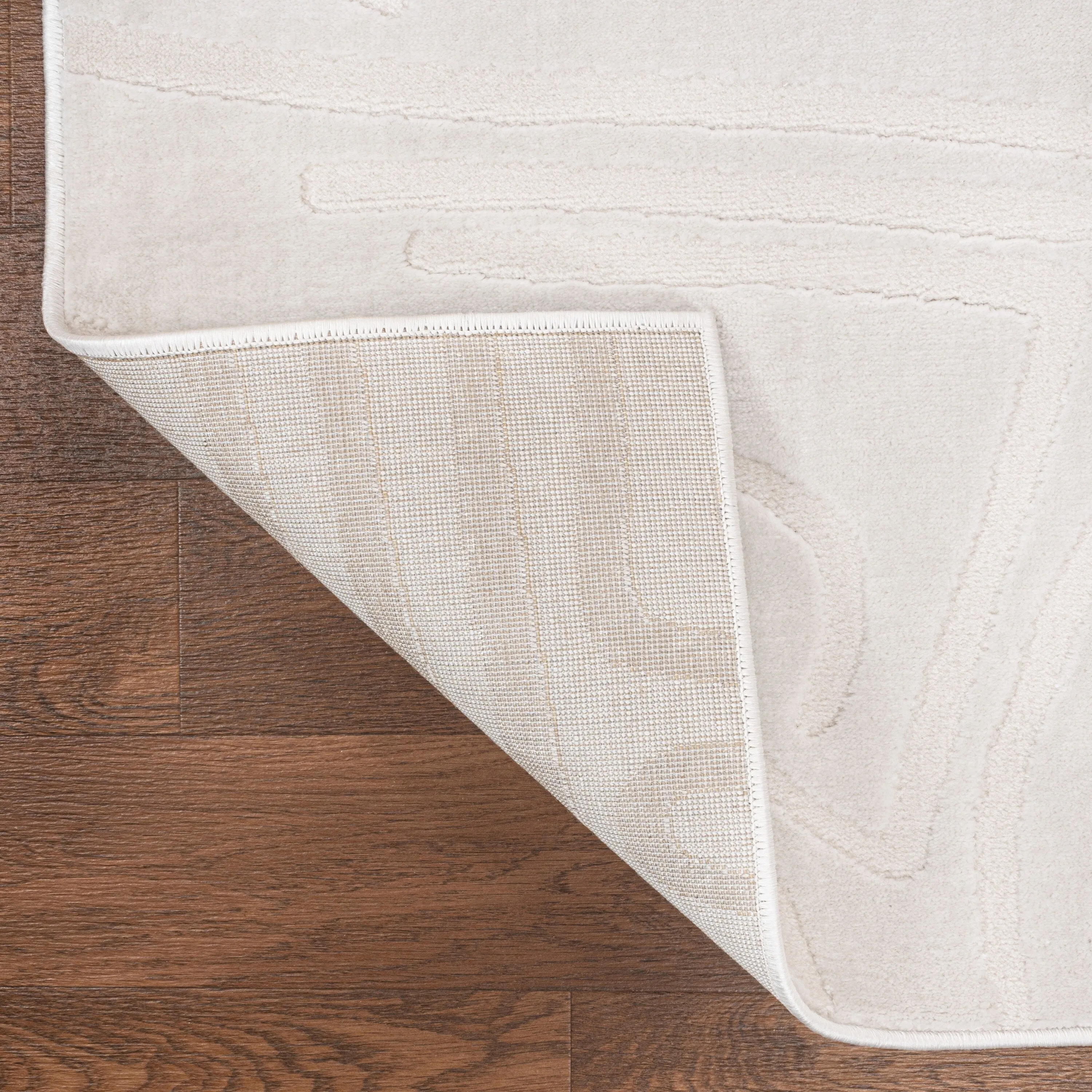 JONATHAN Y Thea Modern Scandinavian Graphic Lines High-Low Area Rug