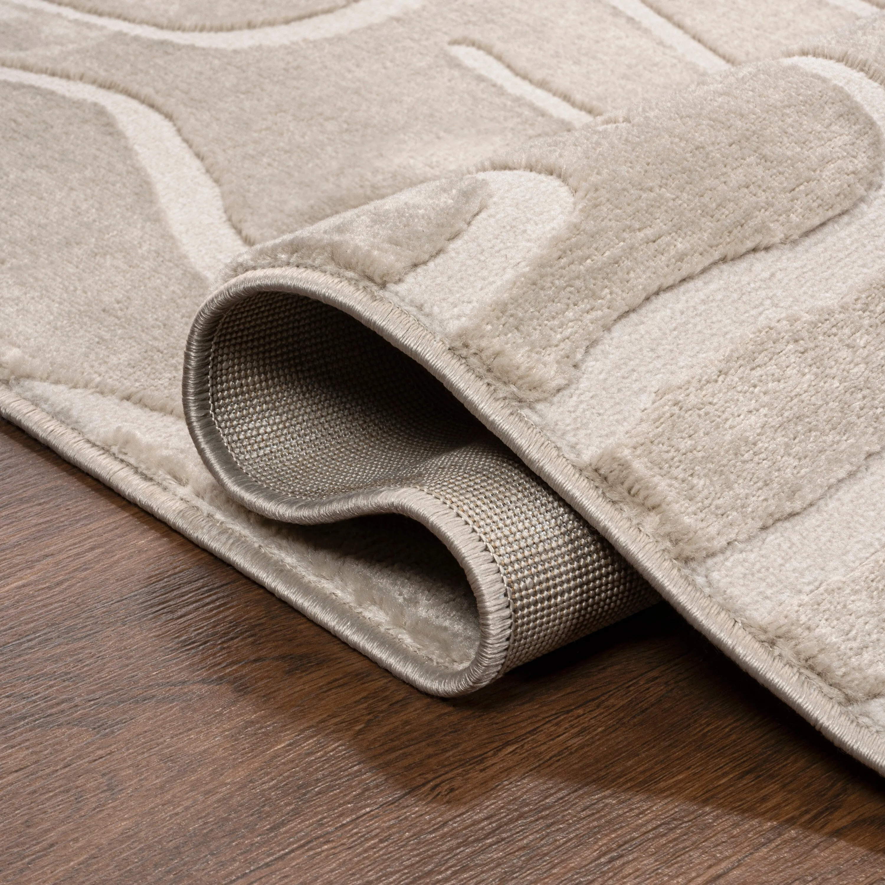 JONATHAN Y Thea Modern Scandinavian Graphic Lines High-Low Area Rug