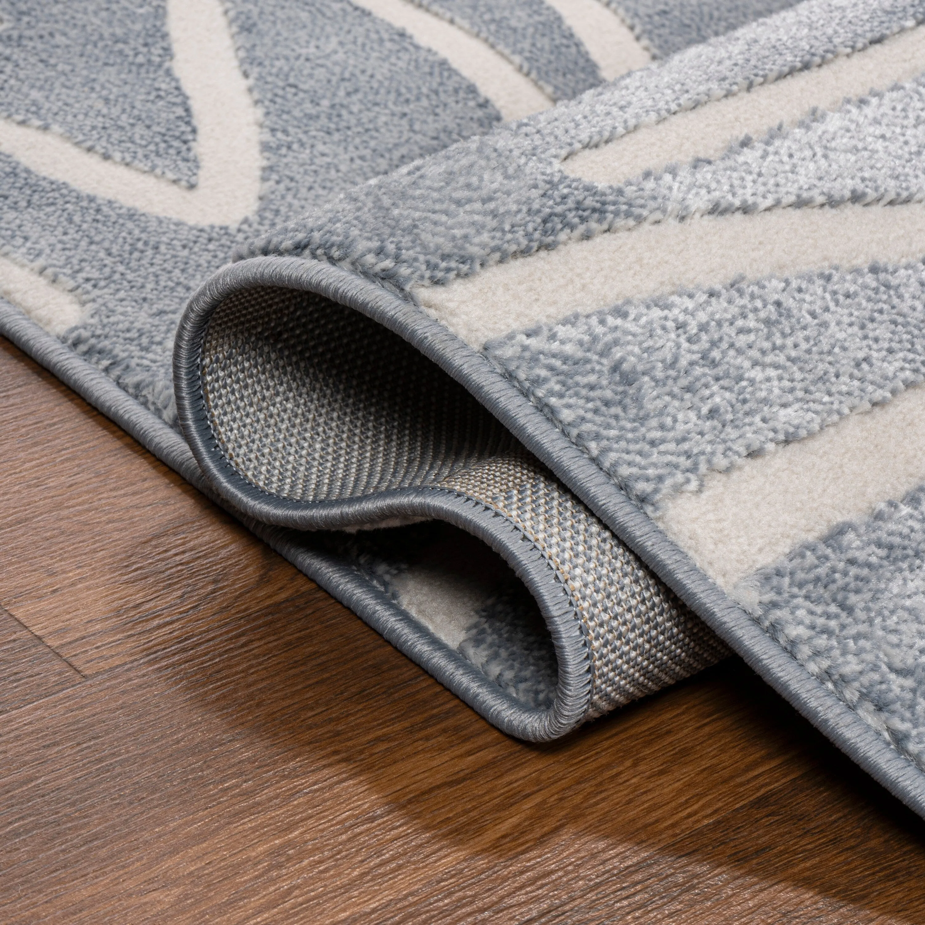 JONATHAN Y Thea Modern Scandinavian Graphic Lines High-Low Area Rug