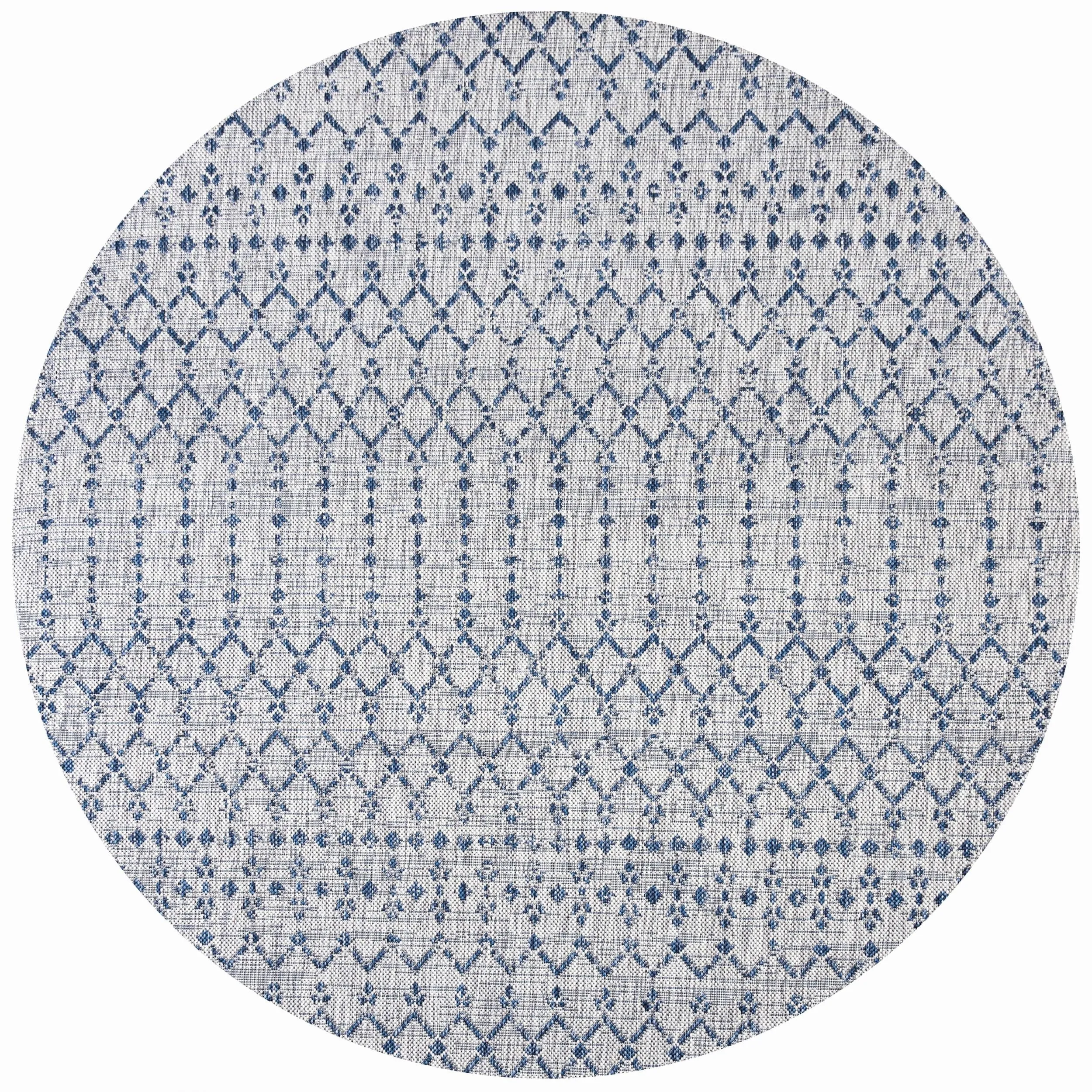 JONATHAN Y Trebol Moroccan Geometric Textured Weave Indoor/Outdoor Area Rug