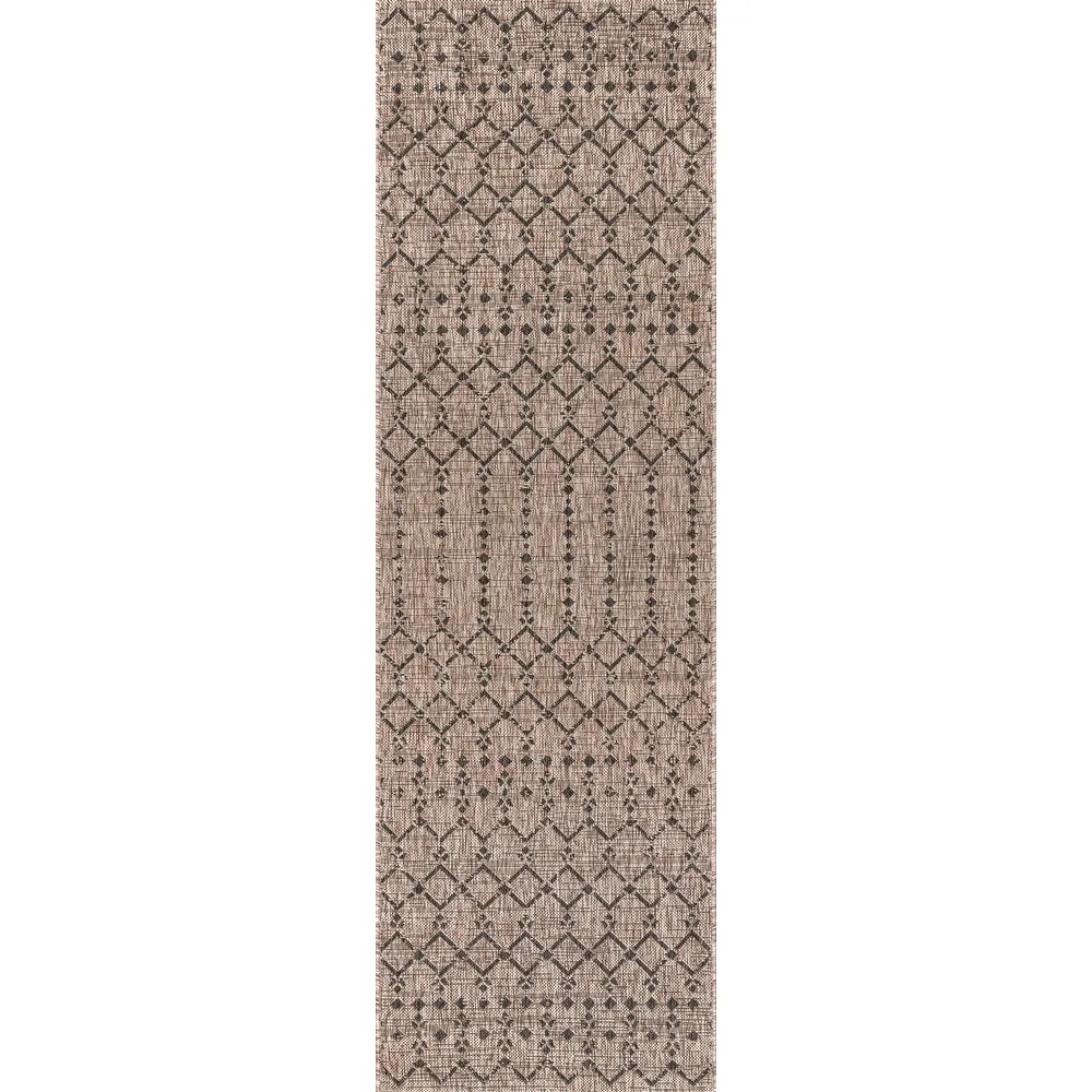 JONATHAN Y Trebol Moroccan Geometric Textured Weave Indoor/Outdoor Area Rug