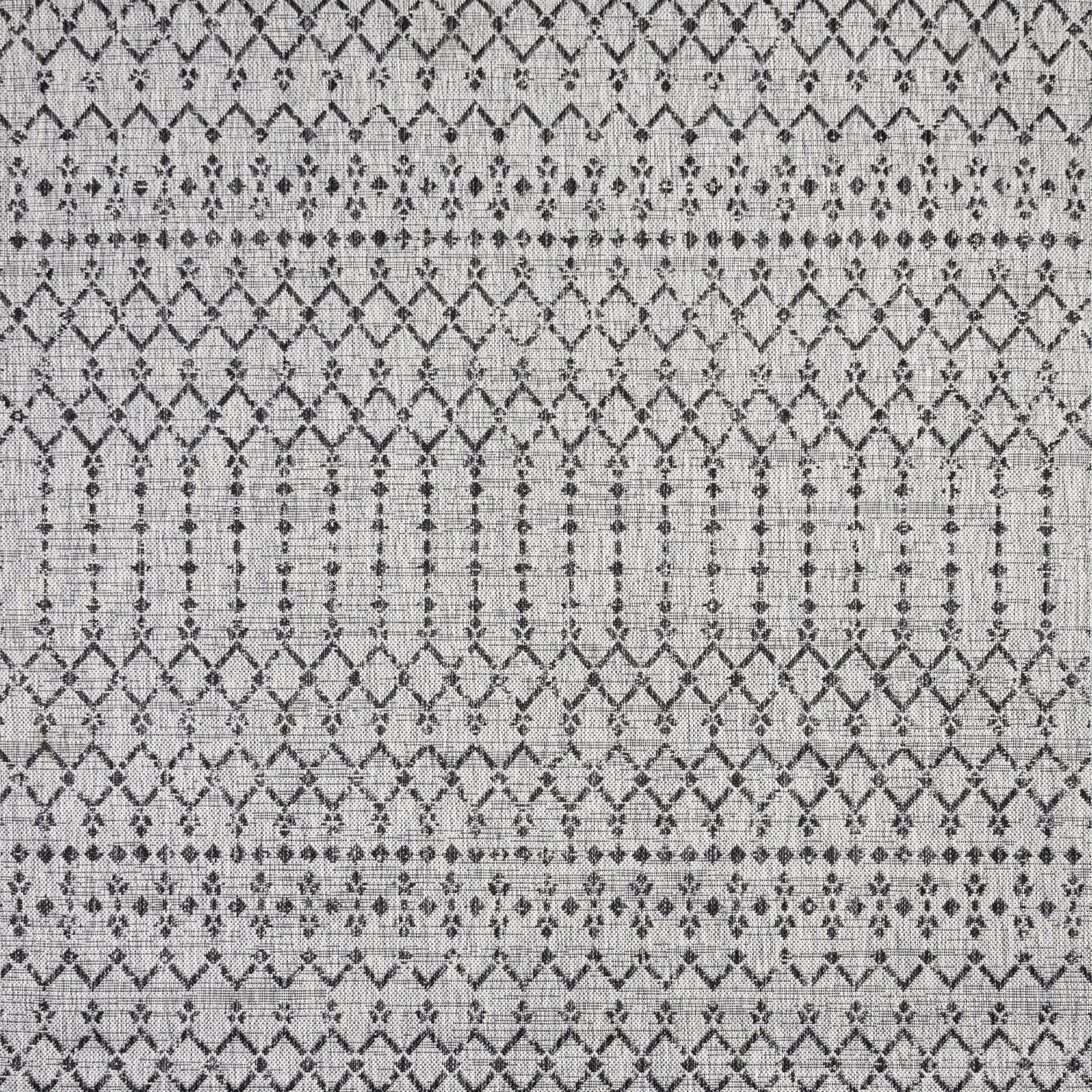 JONATHAN Y Trebol Moroccan Geometric Textured Weave Indoor/Outdoor Area Rug