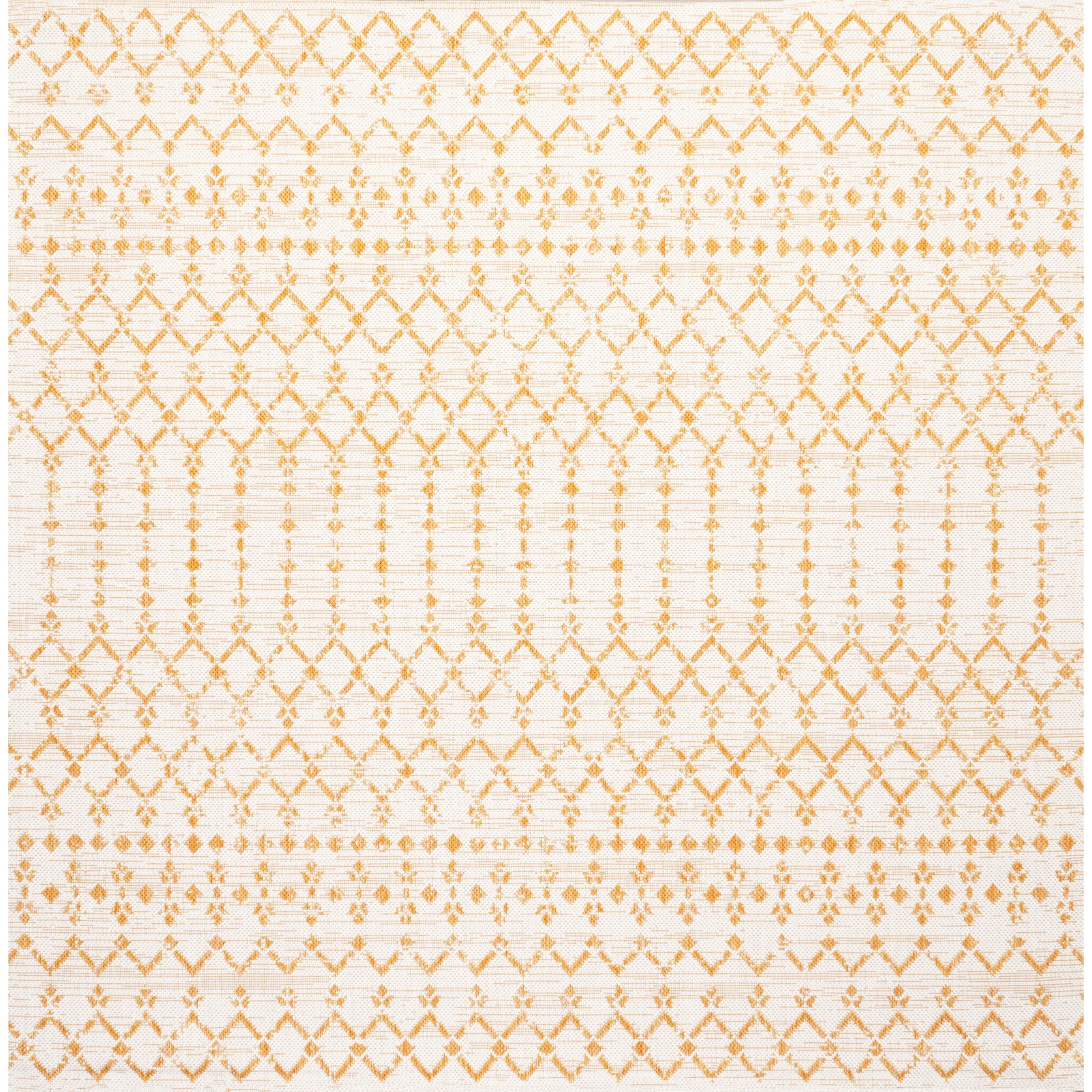 JONATHAN Y Trebol Moroccan Geometric Textured Weave Indoor/Outdoor Area Rug
