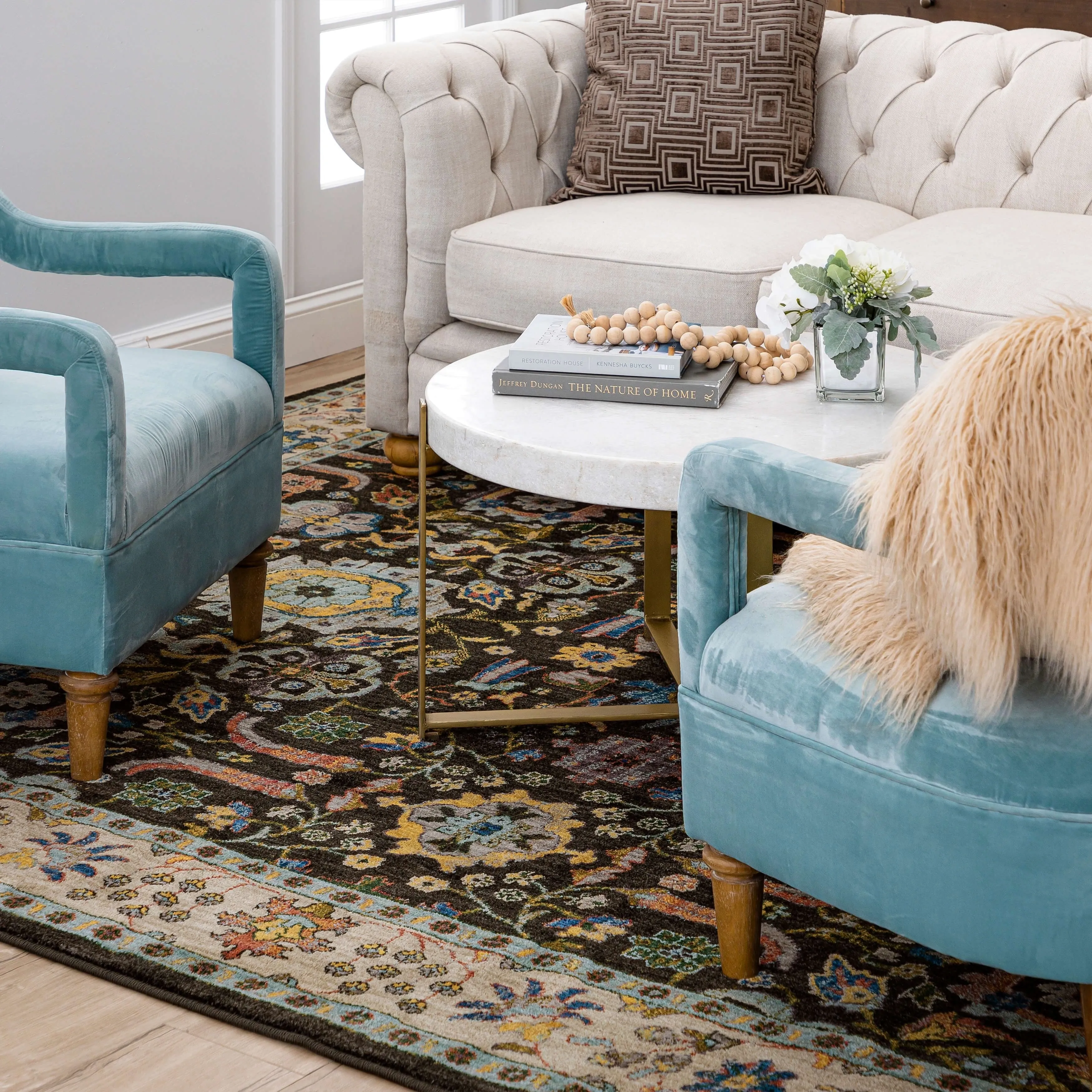 Karastan Enmity Ornamental Woven Area Rug