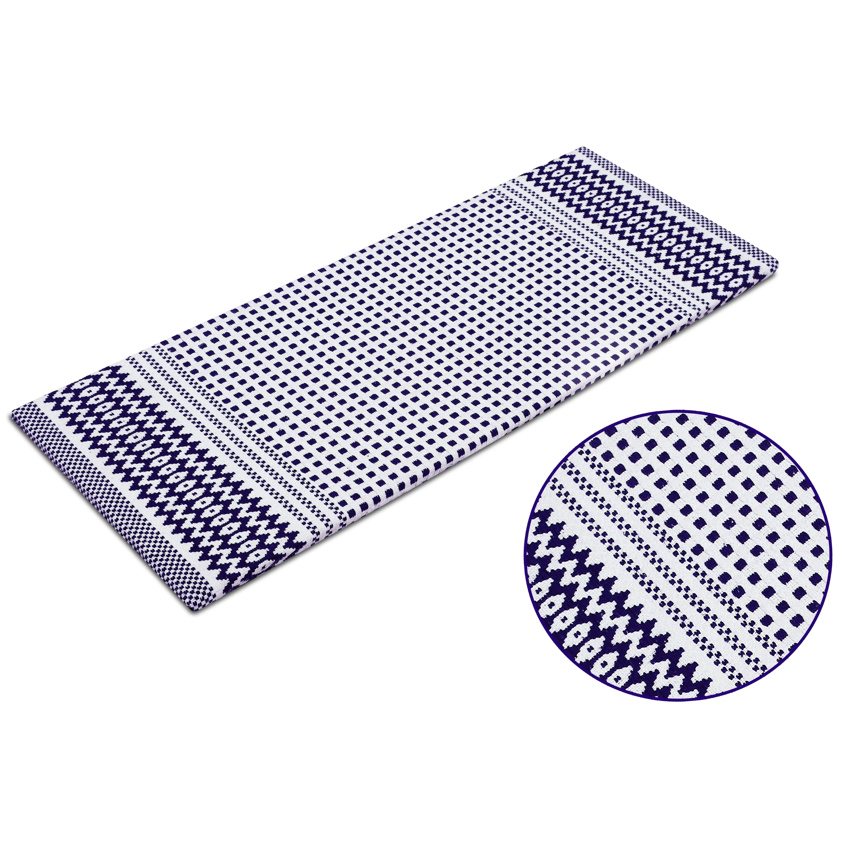 Kitchen Runner Rug/ Mat Cushioned Cotton Hand Woven Anti-Fatigue Mat Kitchen/Bathroom/Bed side 18x48'' - 18''x48''