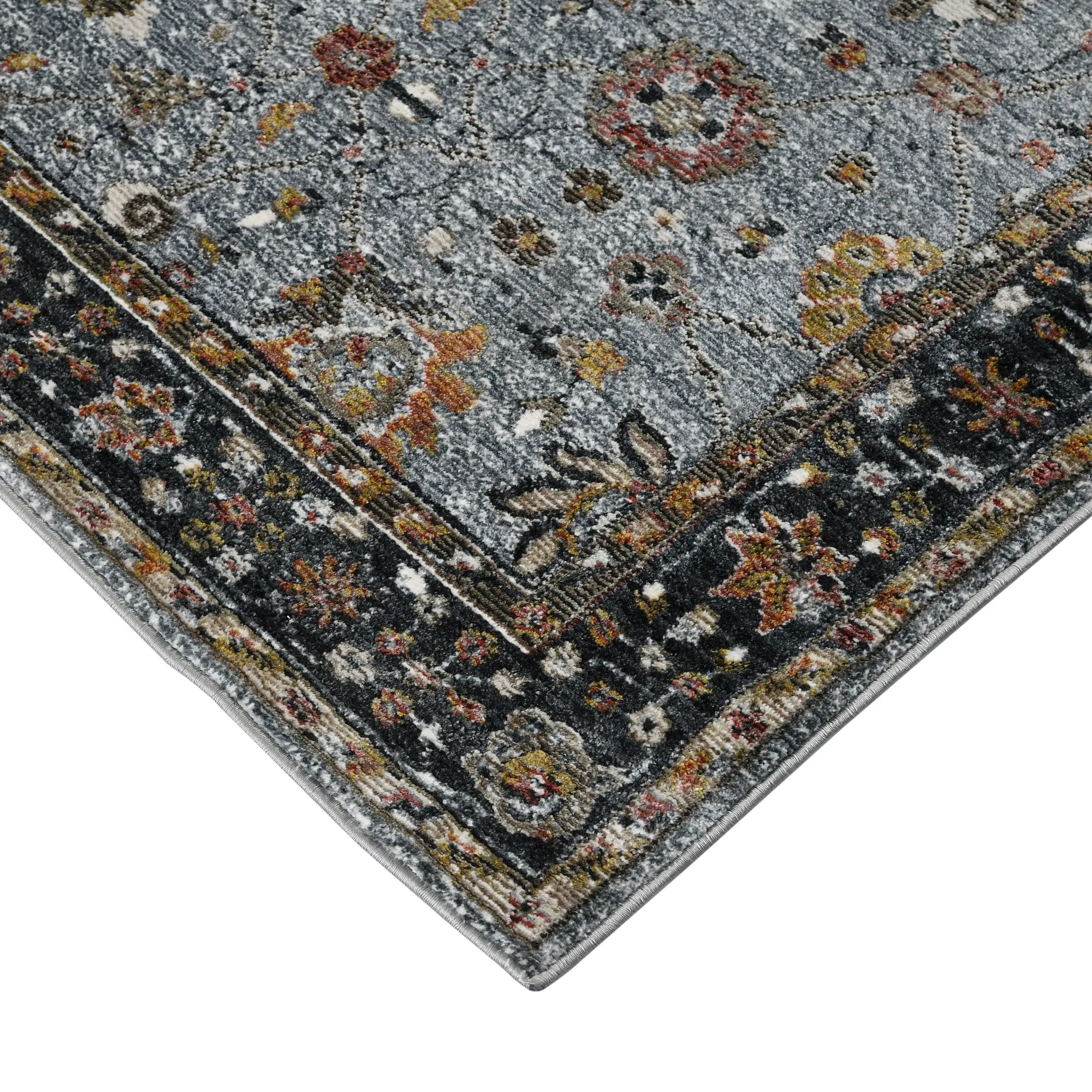 Lanfar Larata Gray Polyester Blend Area Rug
