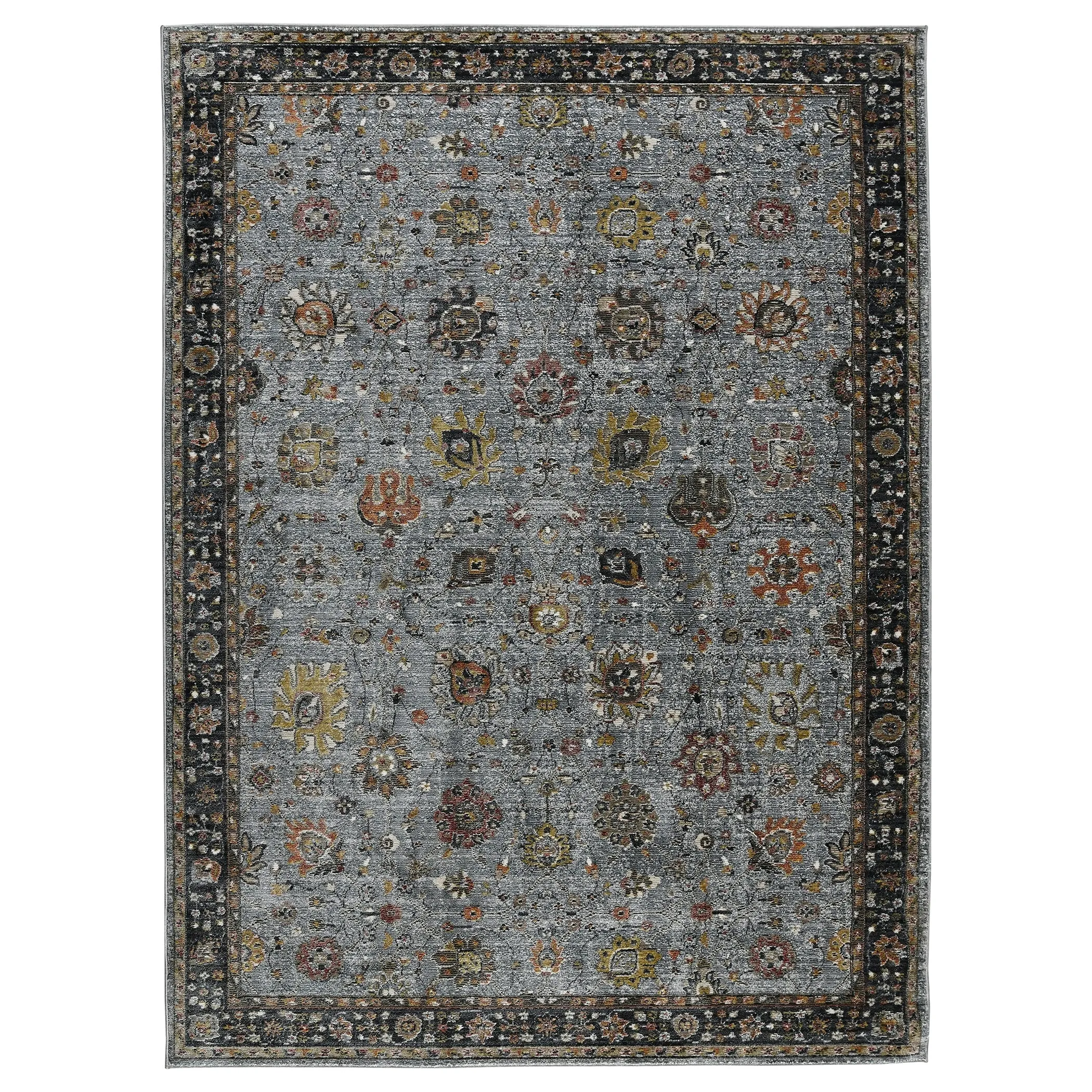 Lanfar Larata Gray Polyester Blend Area Rug