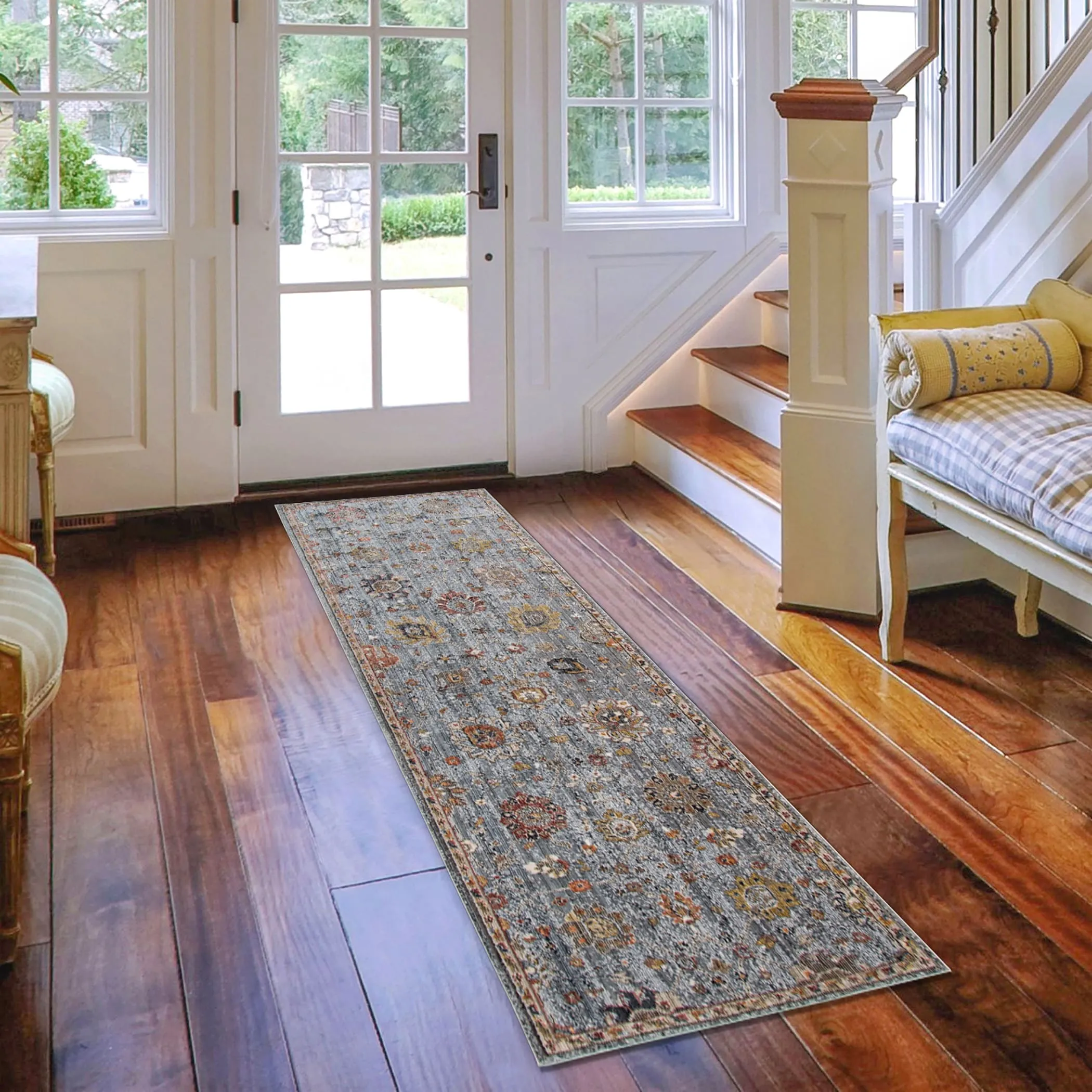 Lanfar Larata Gray Polyester Blend Area Rug