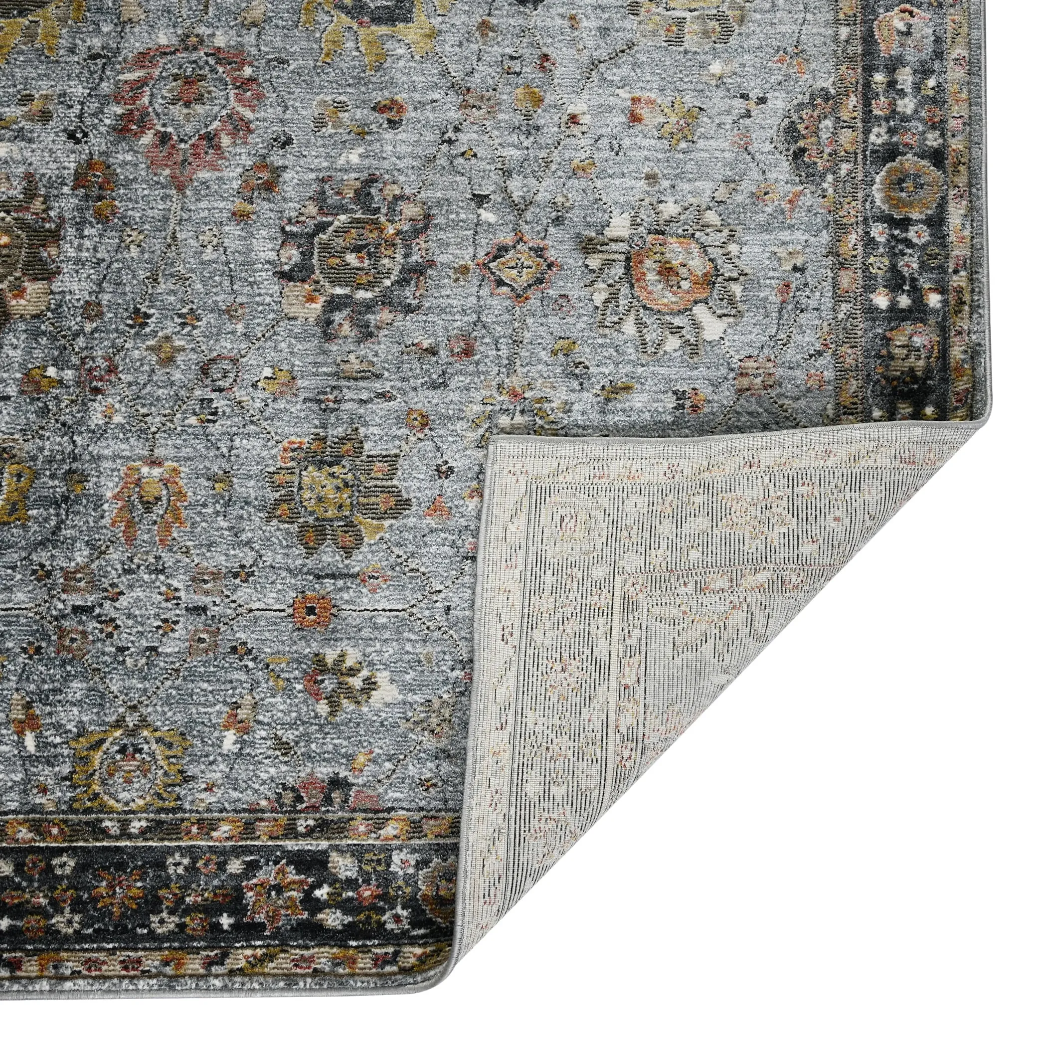 Lanfar Larata Gray Polyester Blend Area Rug