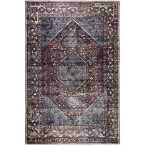 L'Baiet Irene Multicolor Distressed Machine Washable Rug
