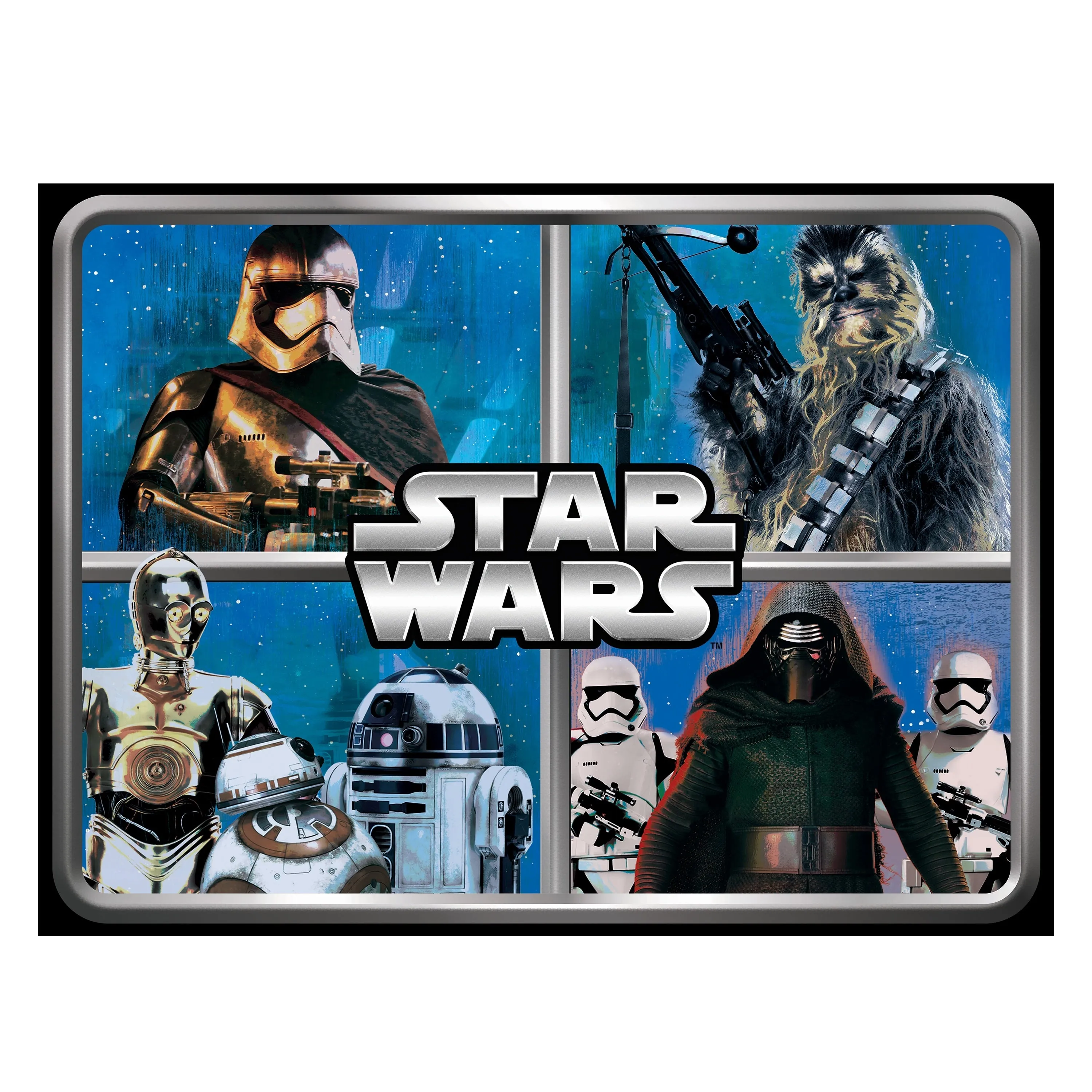 Licensed Disney Star Wars Character Youth Digital Printed Indoor Area Rugs. 3'4 x 5'4