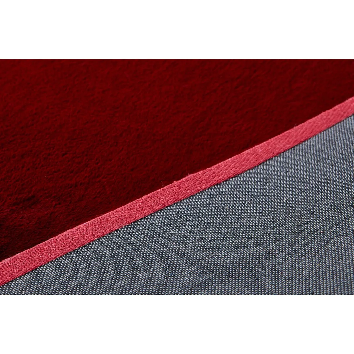 Lily Luxury Chinchilla Faux Fur Rectangular Area Rug