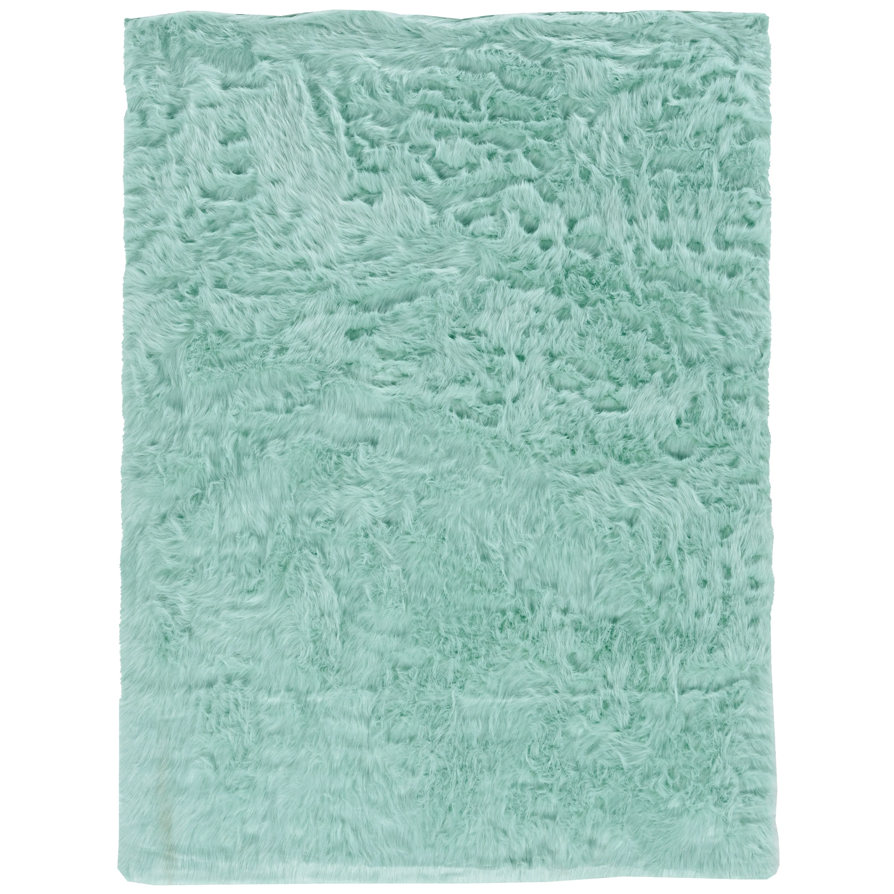 Linon Faux Sheepskin Shag Rug