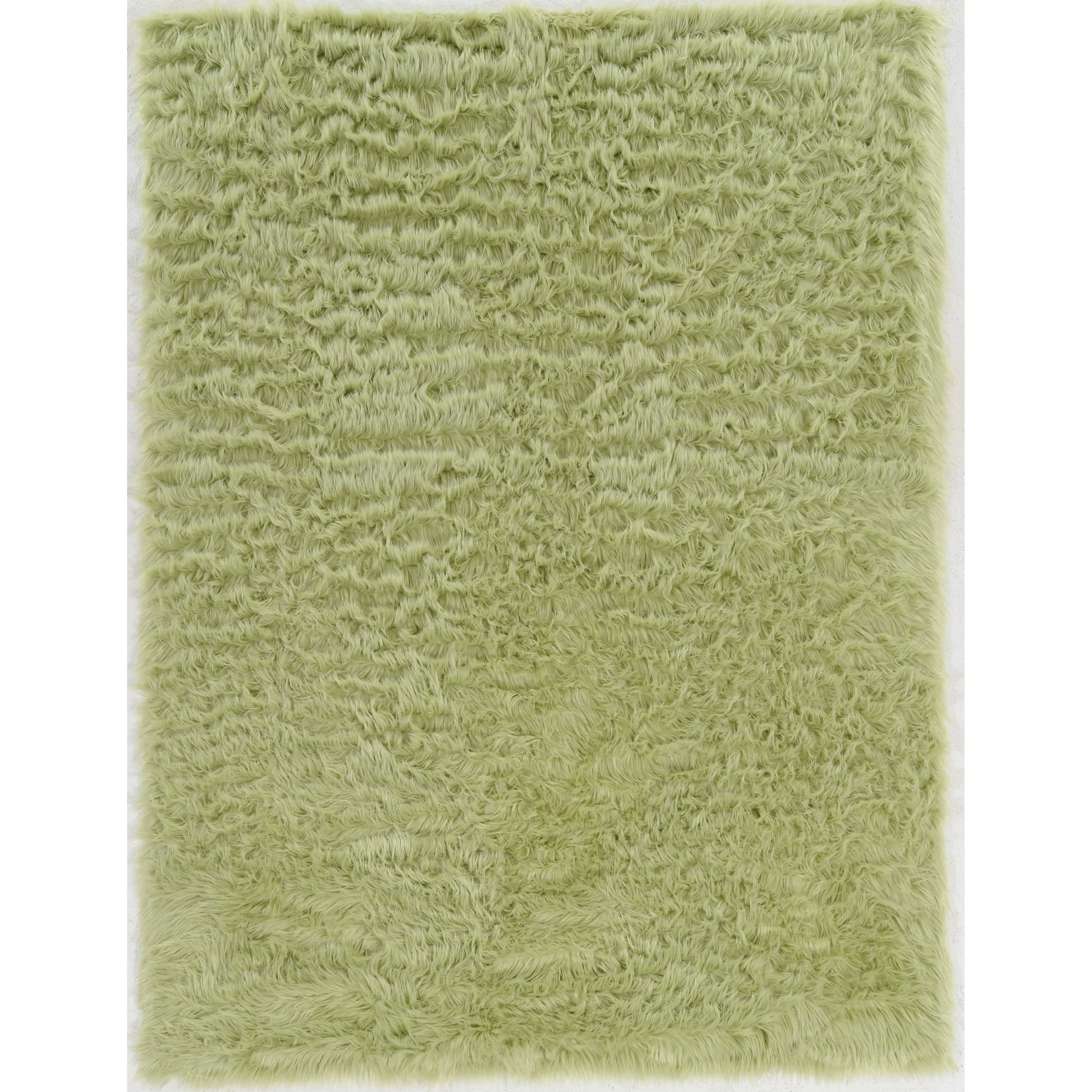 Linon Faux Sheepskin Shag Rug