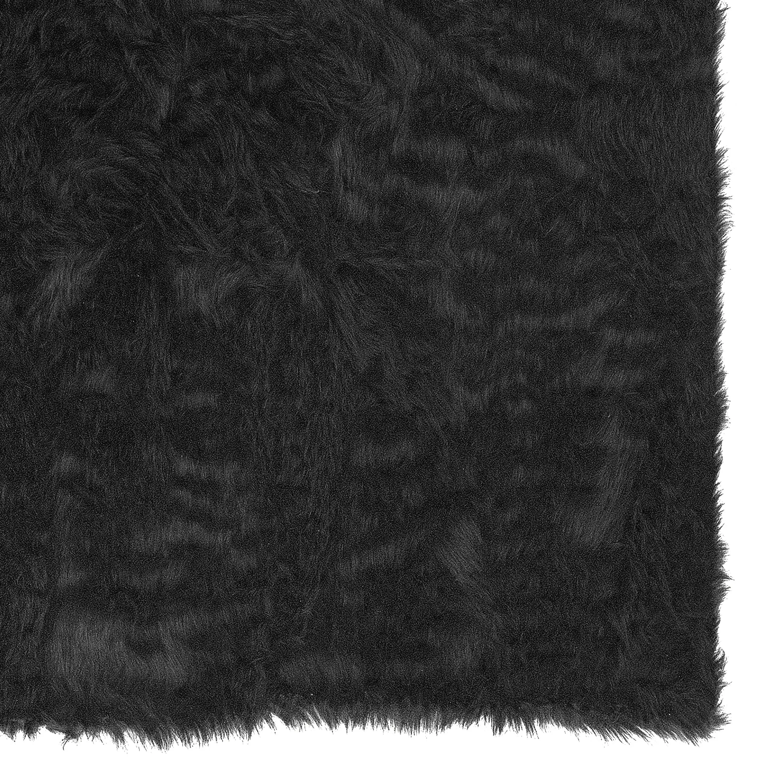 Linon Faux Sheepskin Shag Rug