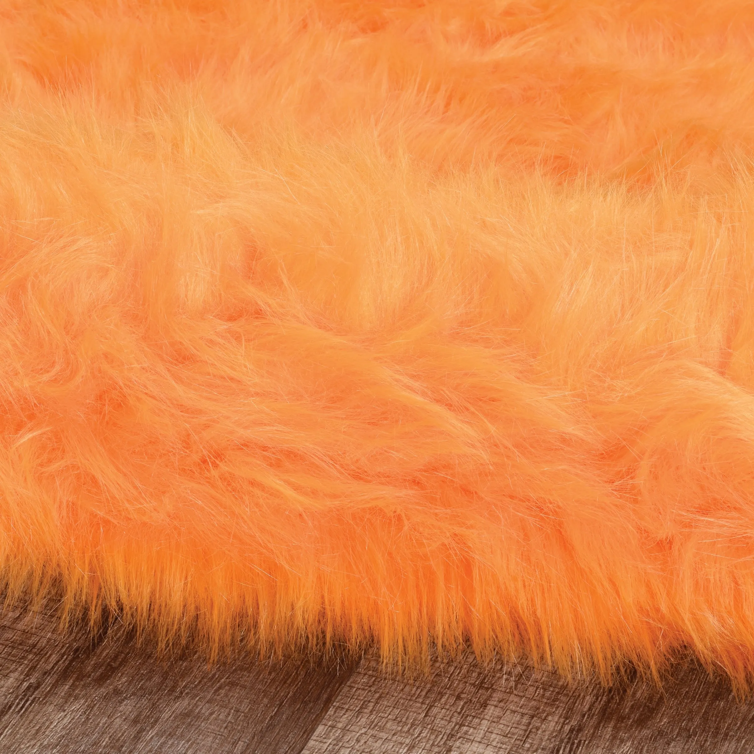 Linon Faux Sheepskin Shag Rug