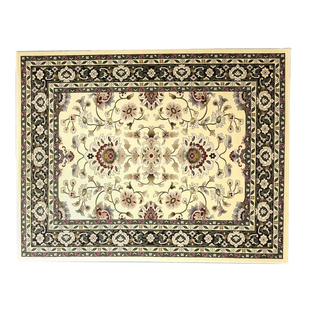 Linon Persian Treasures Isfahan Floral Polypropylene Rectangular Area Rug