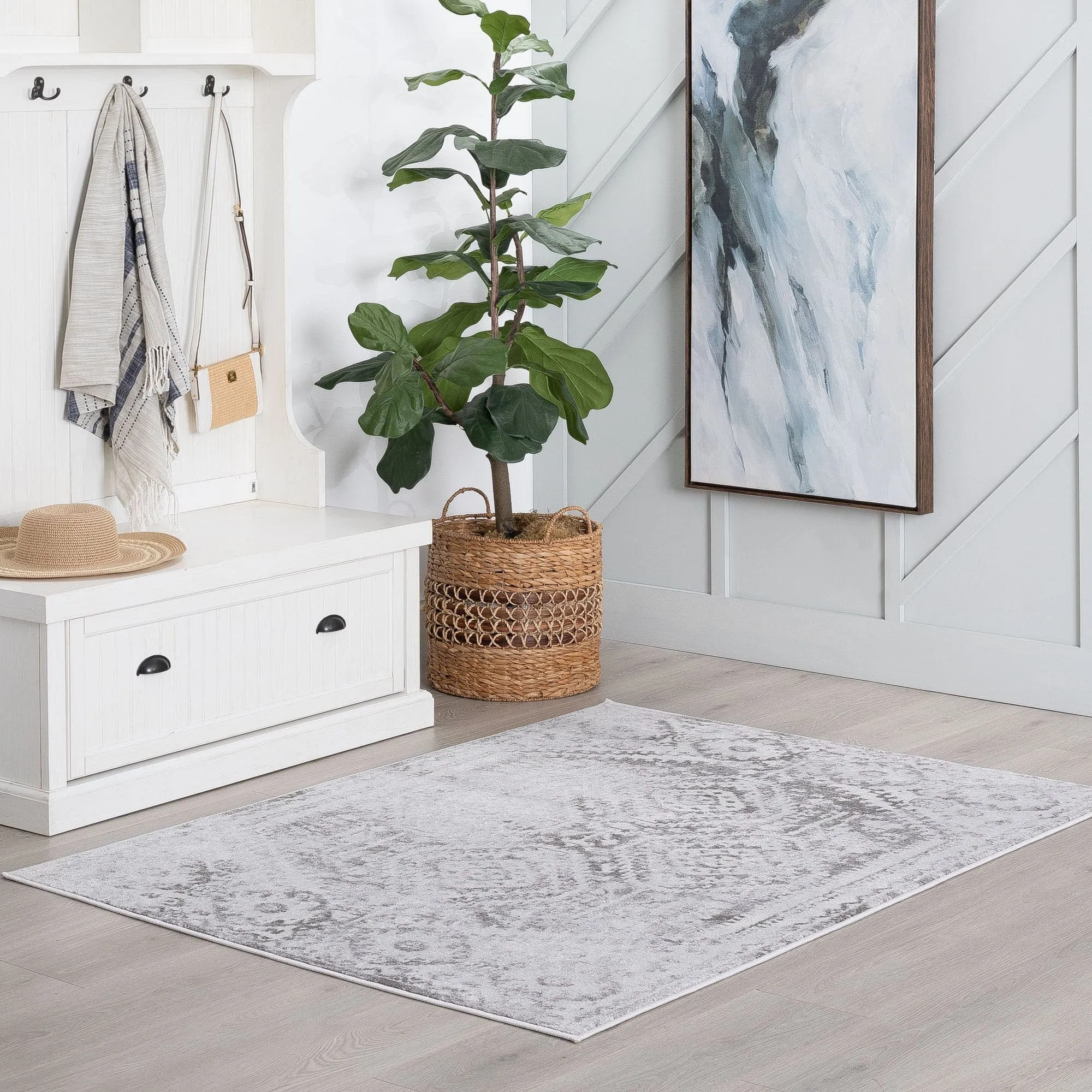 Linx French Country Medallion Indoor Area Rug
