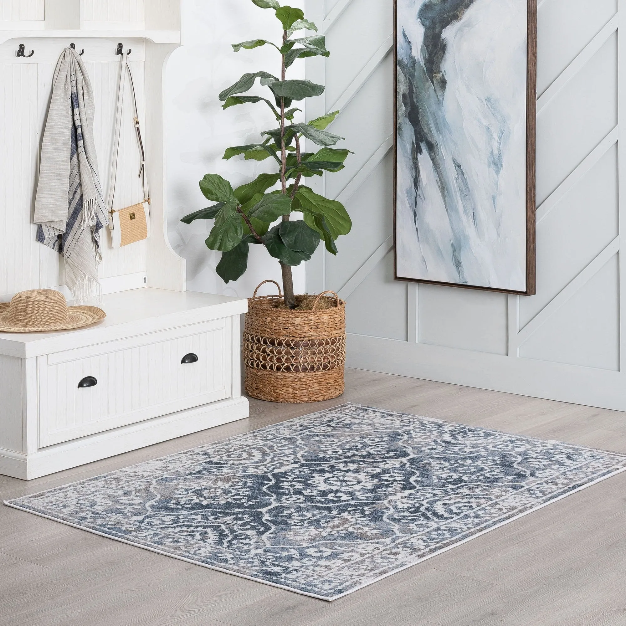 Linx Glam Border Indoor Area Rug