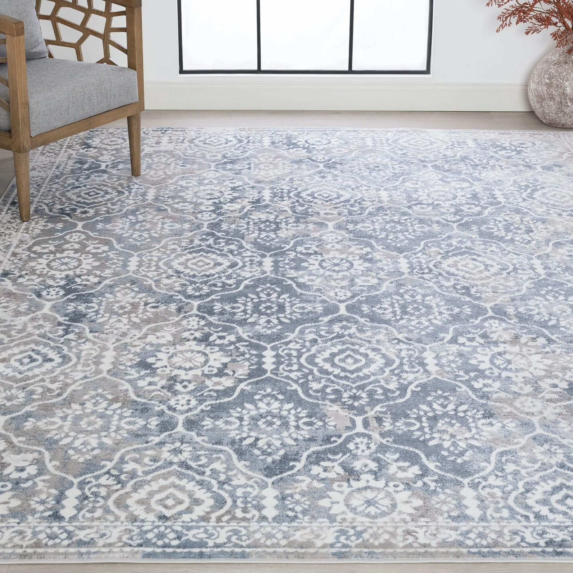 Linx Glam Border Indoor Area Rug