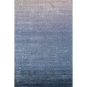 Liora Manne ARCA Ombre Wool Indoor Rug Denim