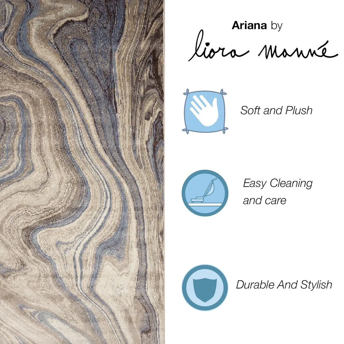Liora Manne Ariana Marble Indoor Rug