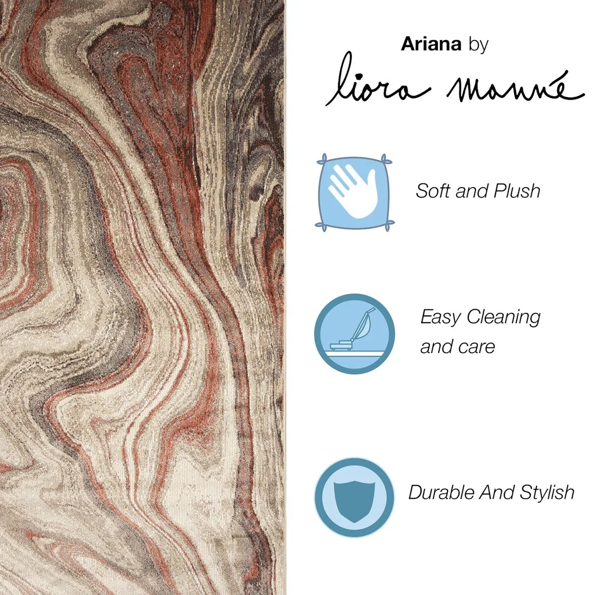 Liora Manne Ariana Marble Indoor Rug
