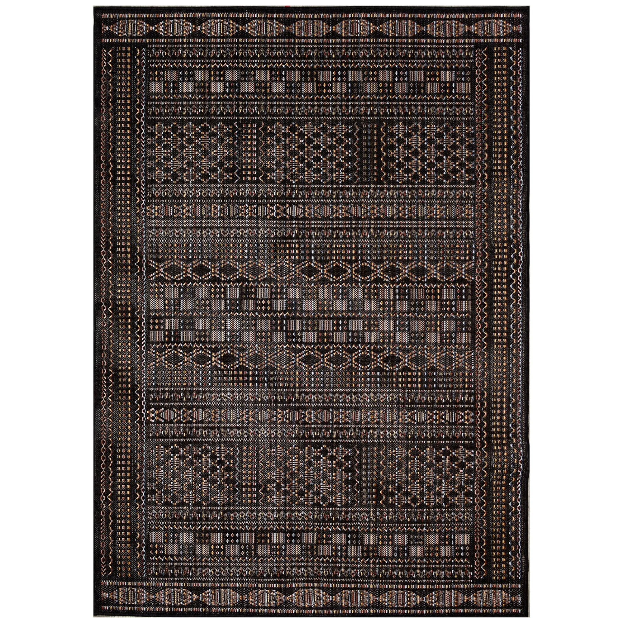 Liora Manne Avena Panel Stripe Indoor/Outdoor Rug