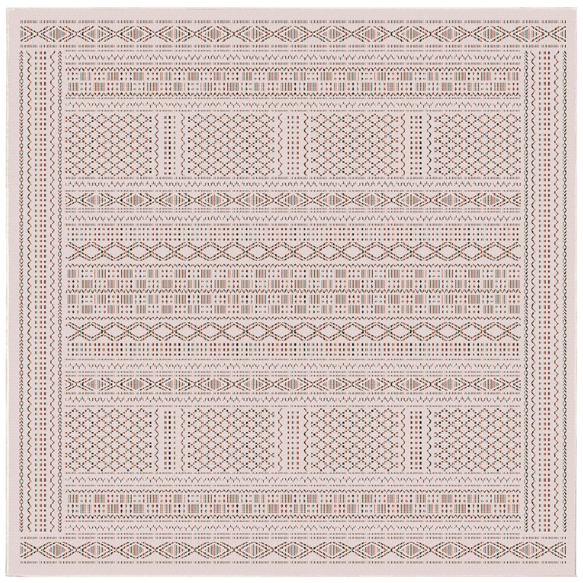 Liora Manne Avena Panel Stripe Indoor/Outdoor Rug
