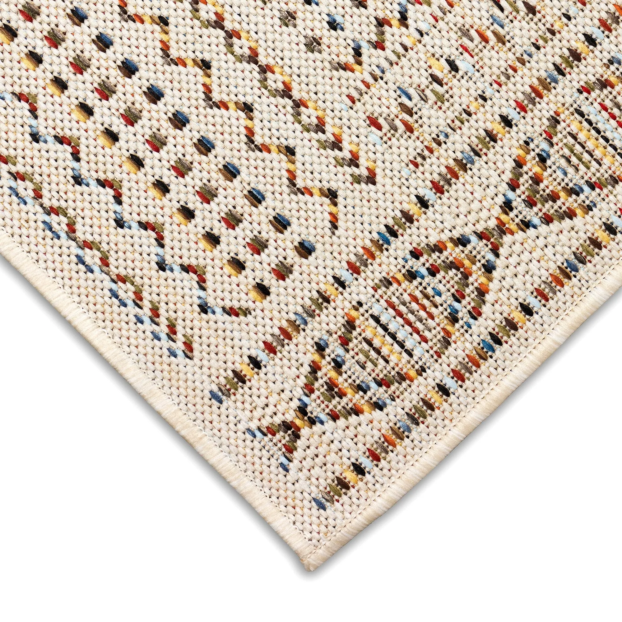 Liora Manne Avena Panel Stripe Indoor/Outdoor Rug
