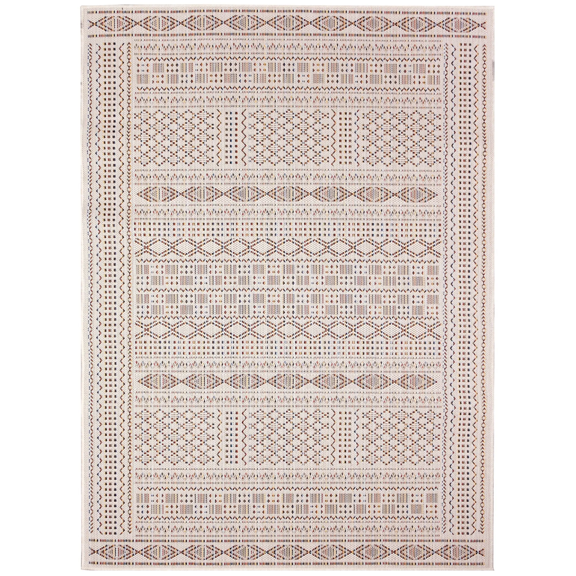 Liora Manne Avena Panel Stripe Indoor/Outdoor Rug