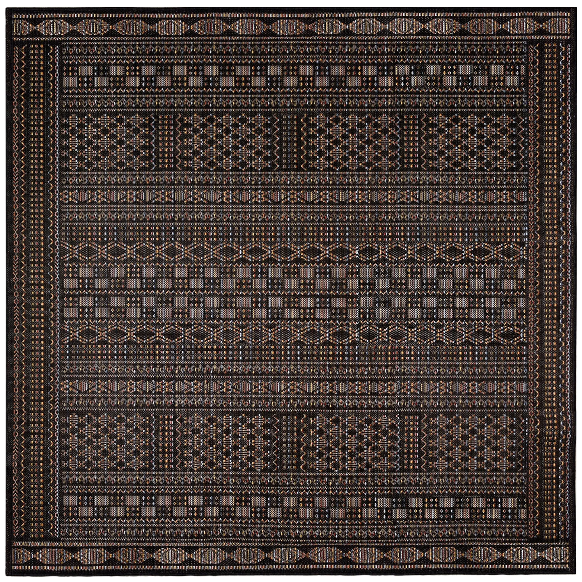 Liora Manne Avena Panel Stripe Indoor/Outdoor Rug