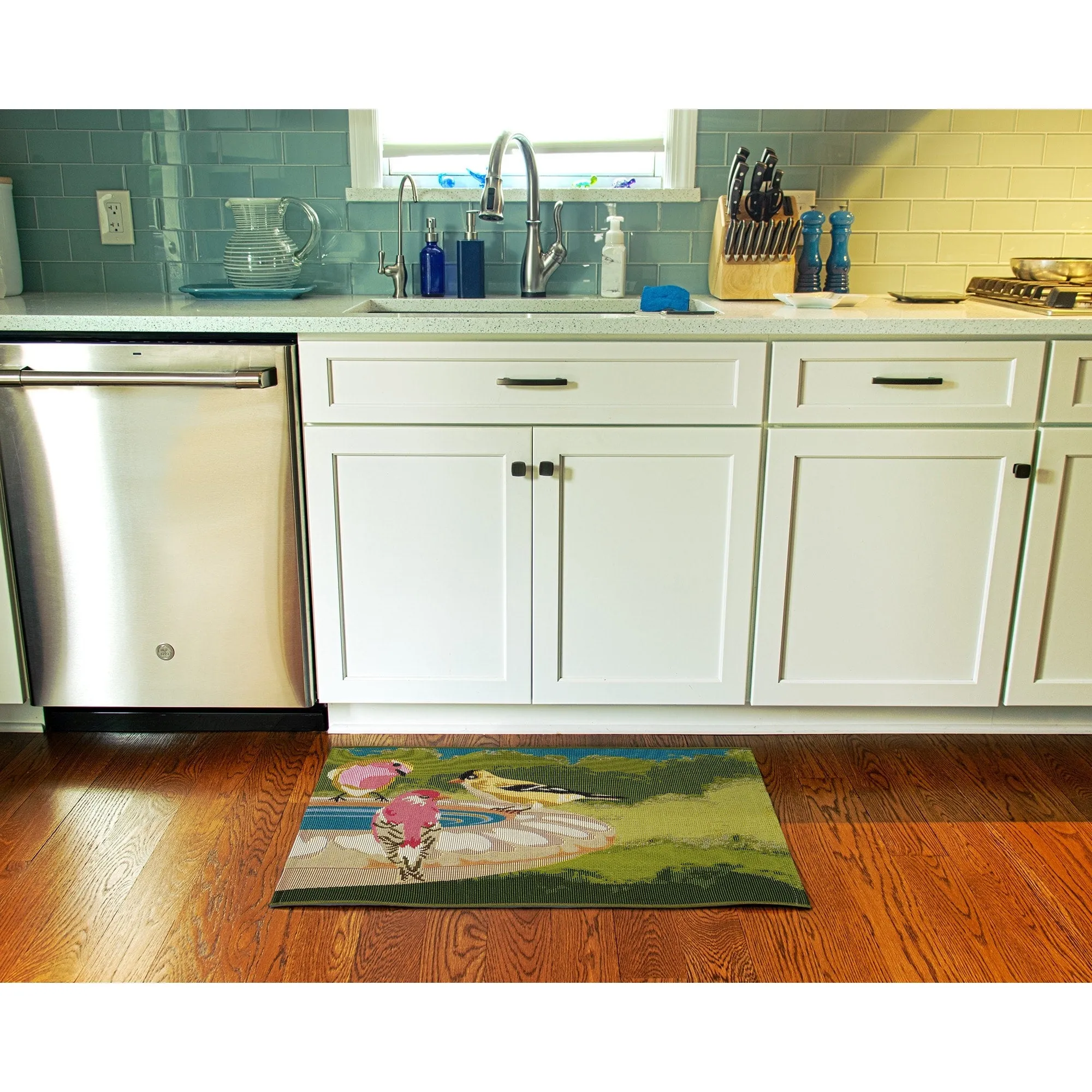 Liora Manne Esencia Bathing Birdies Indoor/Outdoor Mat