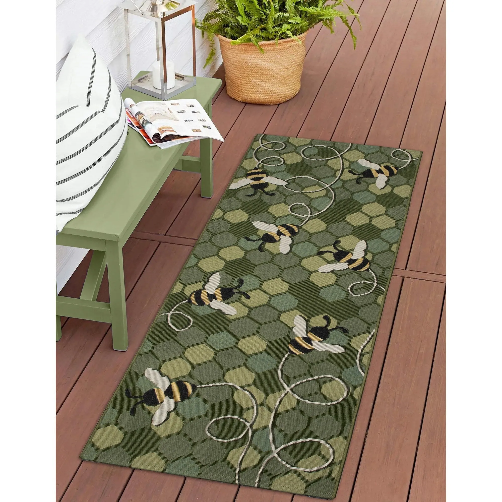 Liora Manne Esencia Bee Free Indoor/Outdoor Mat
