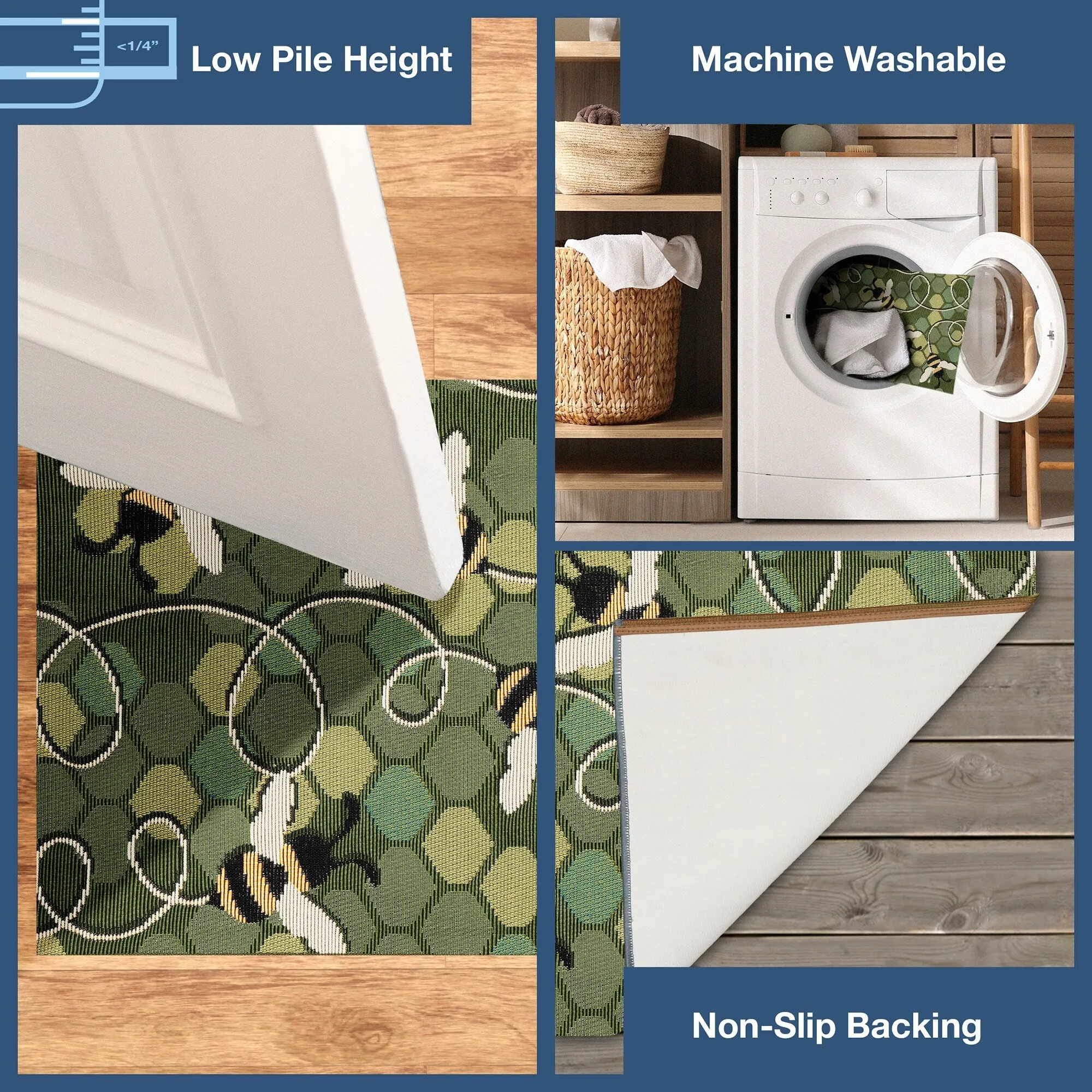 Liora Manne Esencia Bee Free Indoor/Outdoor Mat