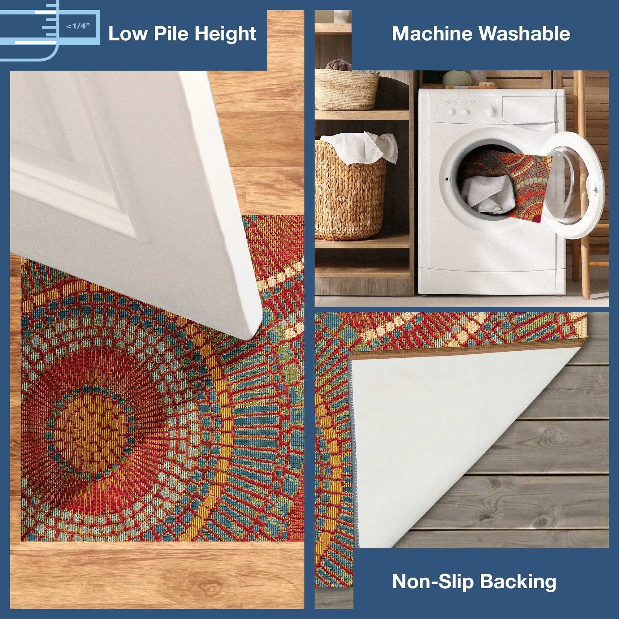 Liora Manne Esencia Circles Indoor/Outdoor Mat