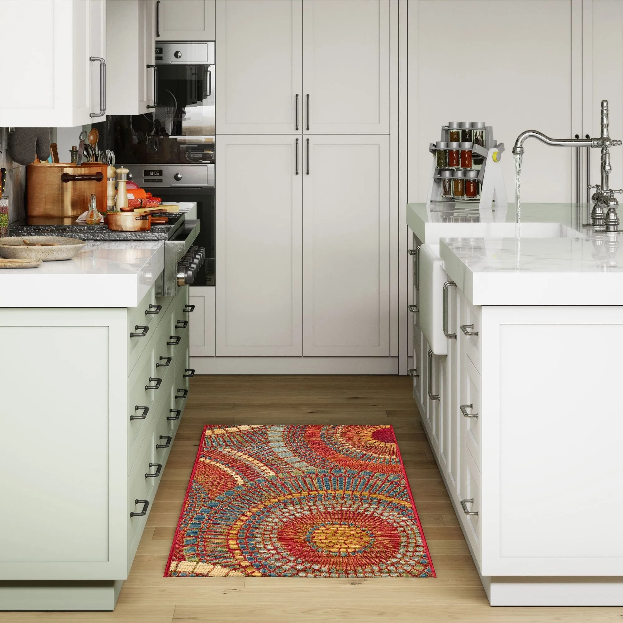 Liora Manne Esencia Circles Indoor/Outdoor Mat