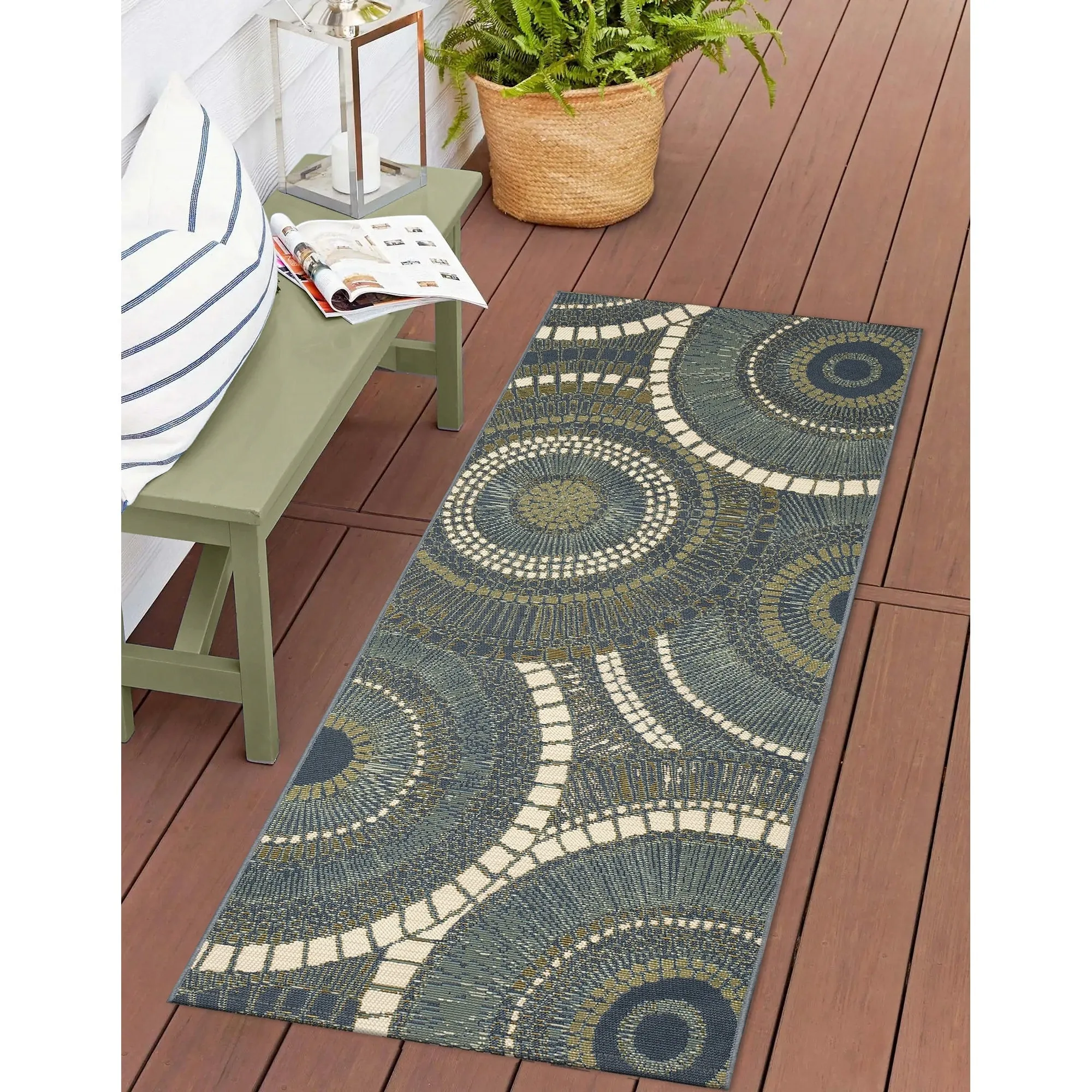 Liora Manne Esencia Circles Indoor/Outdoor Mat
