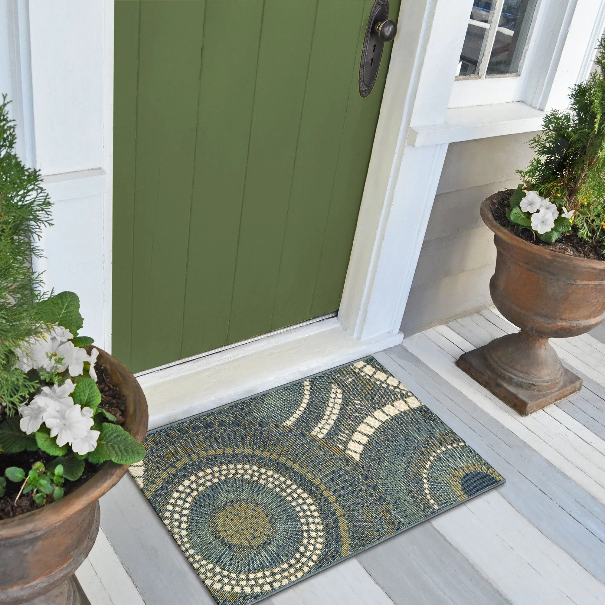 Liora Manne Esencia Circles Indoor/Outdoor Mat