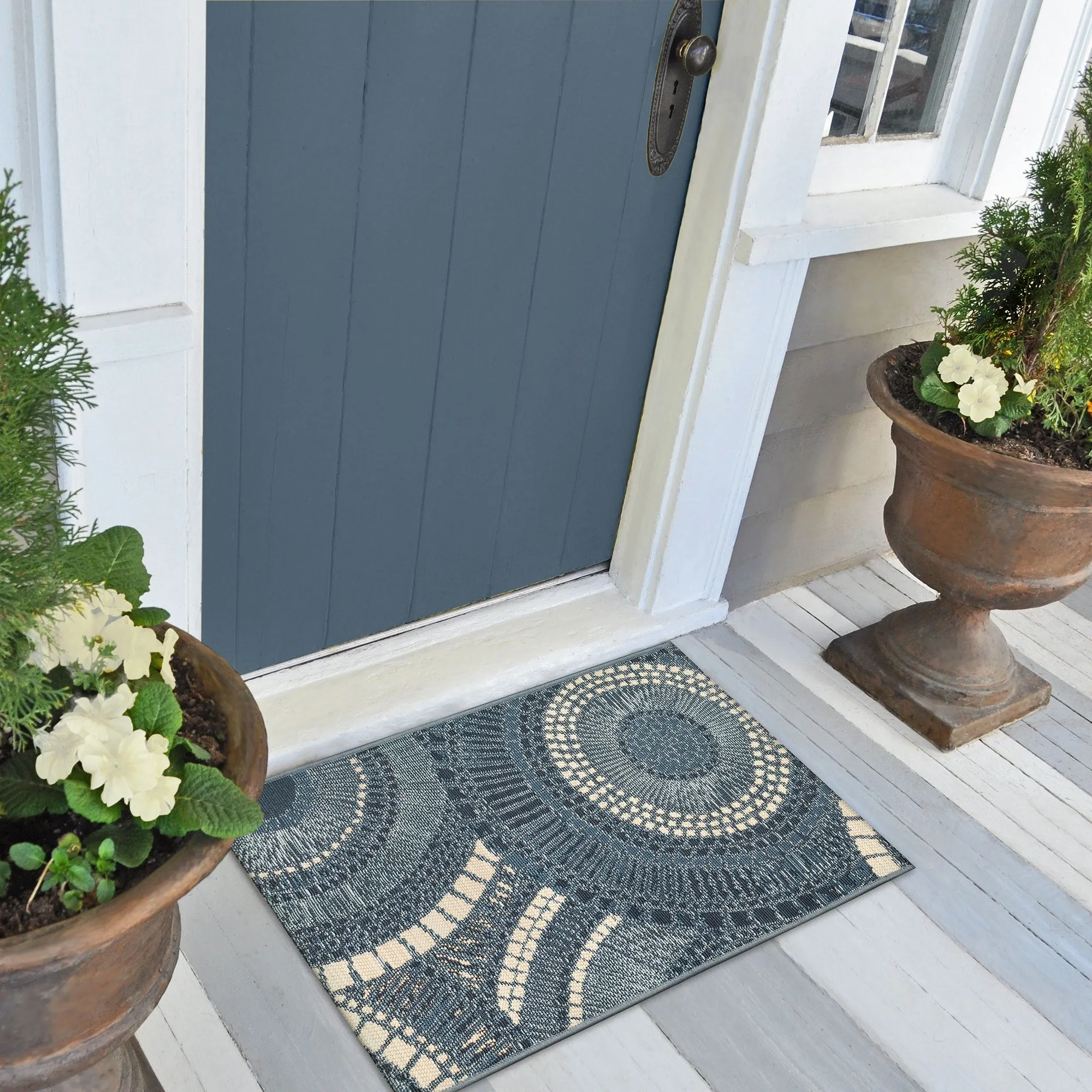 Liora Manne Esencia Circles Indoor/Outdoor Mat