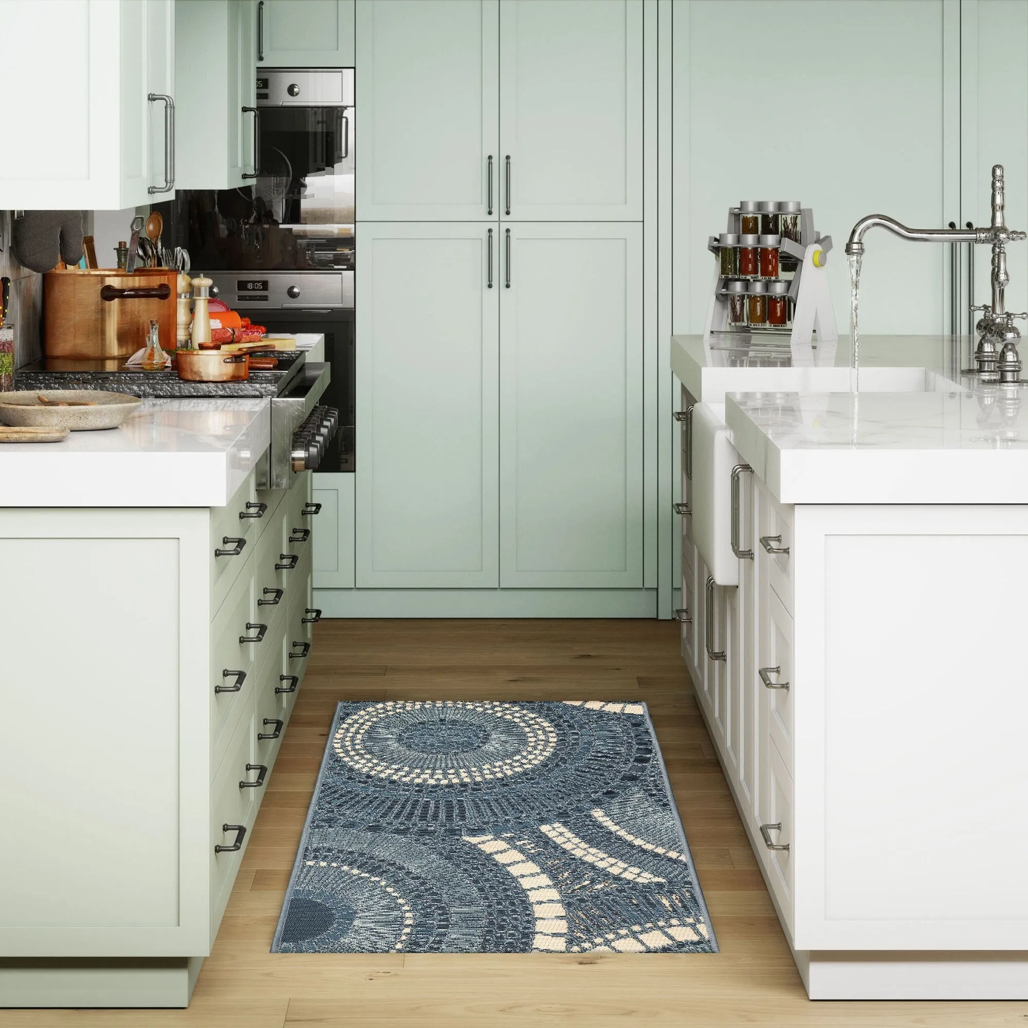 Liora Manne Esencia Circles Indoor/Outdoor Mat